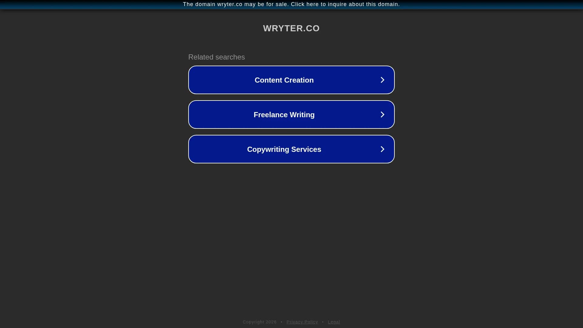 wryter-ai homepage