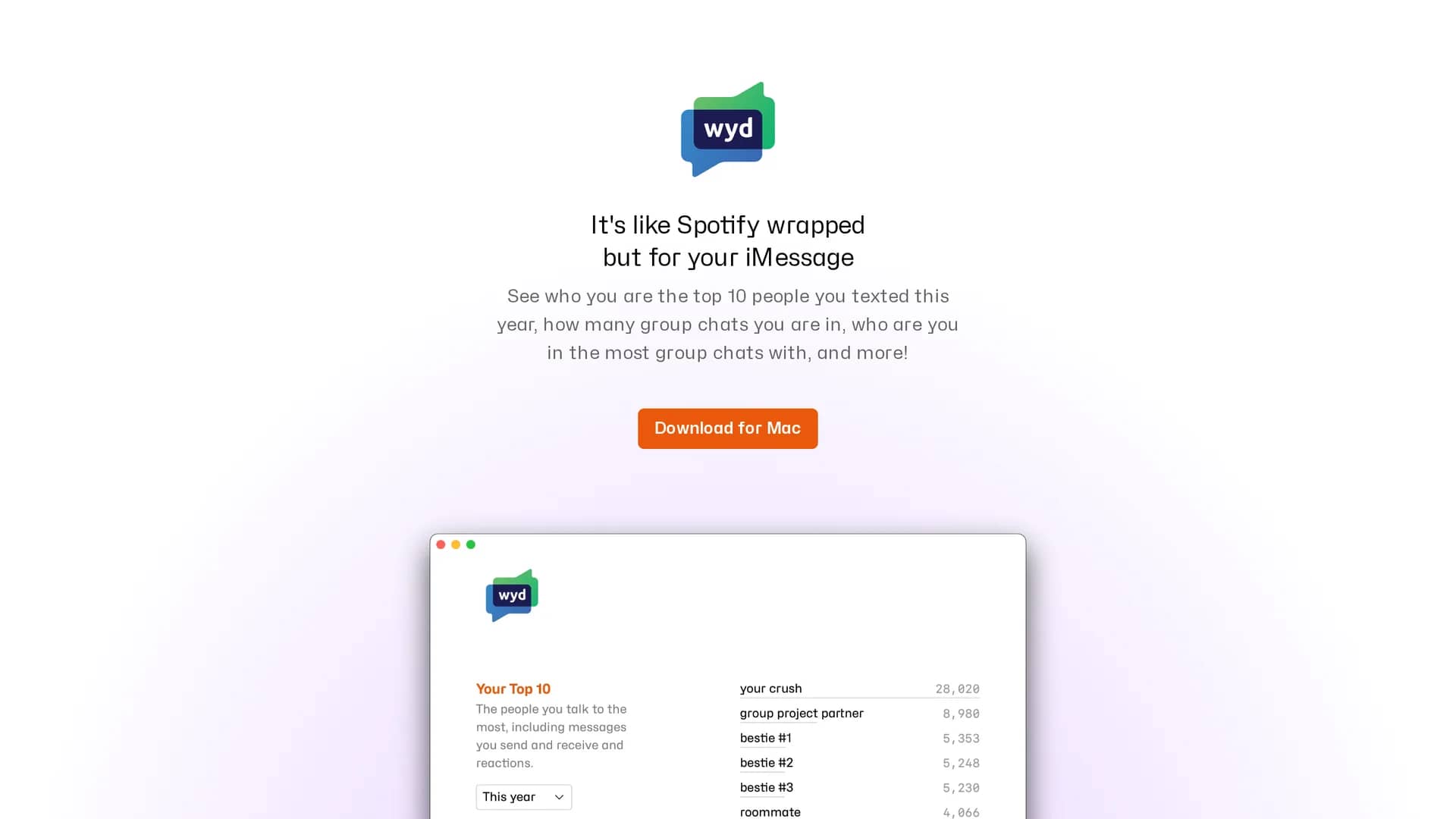 wyd-chat homepage