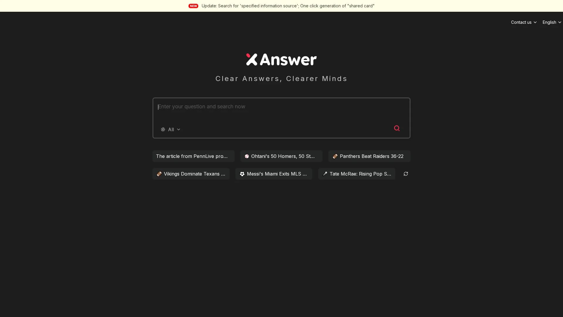 xanswer homepage