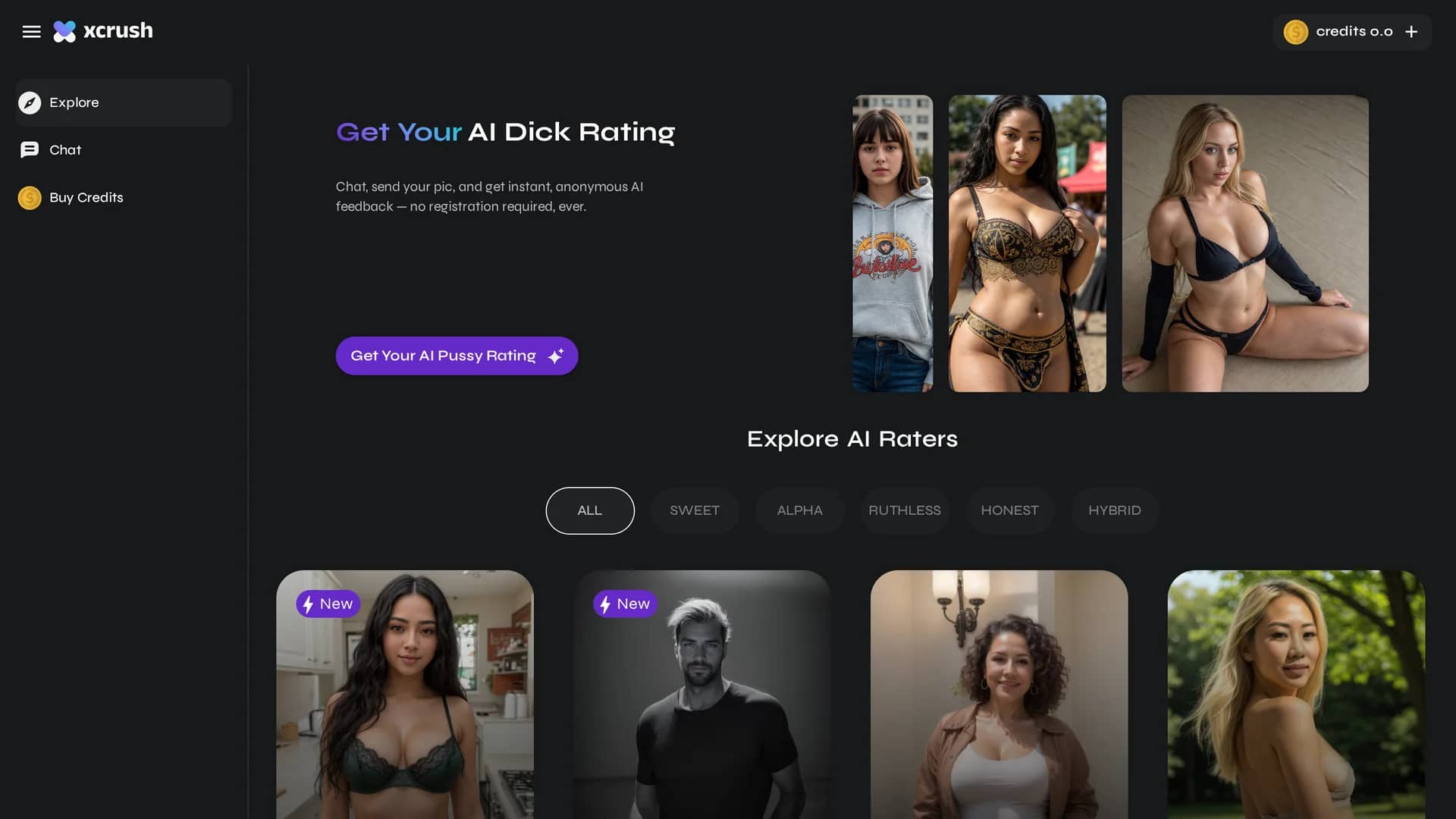 xcrush-ai homepage