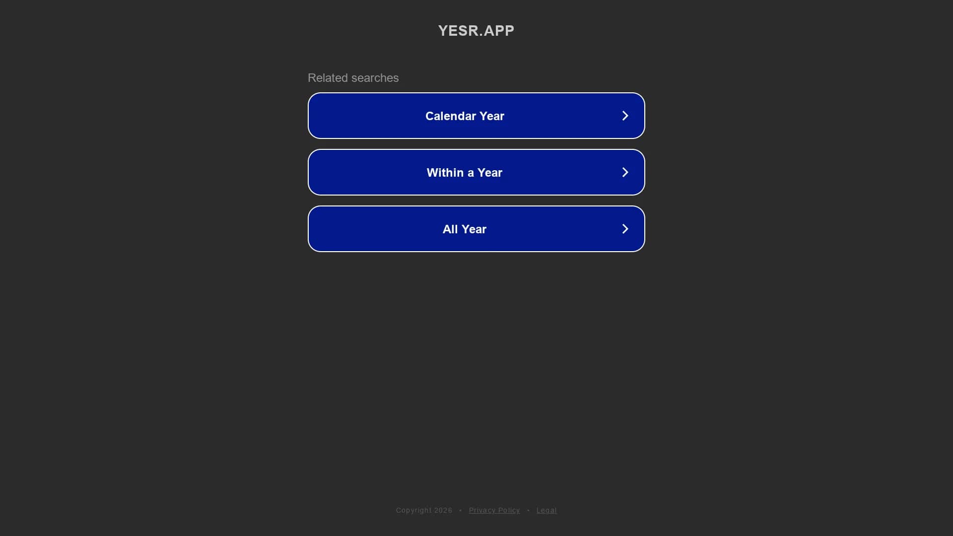 yesr homepage