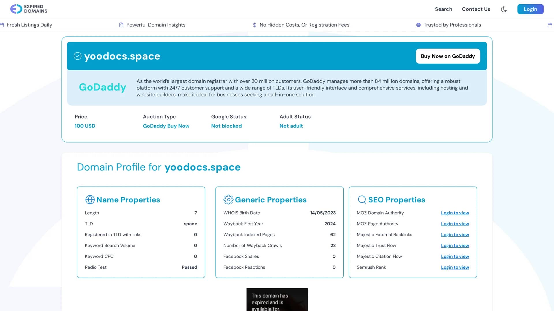 yoodocs homepage