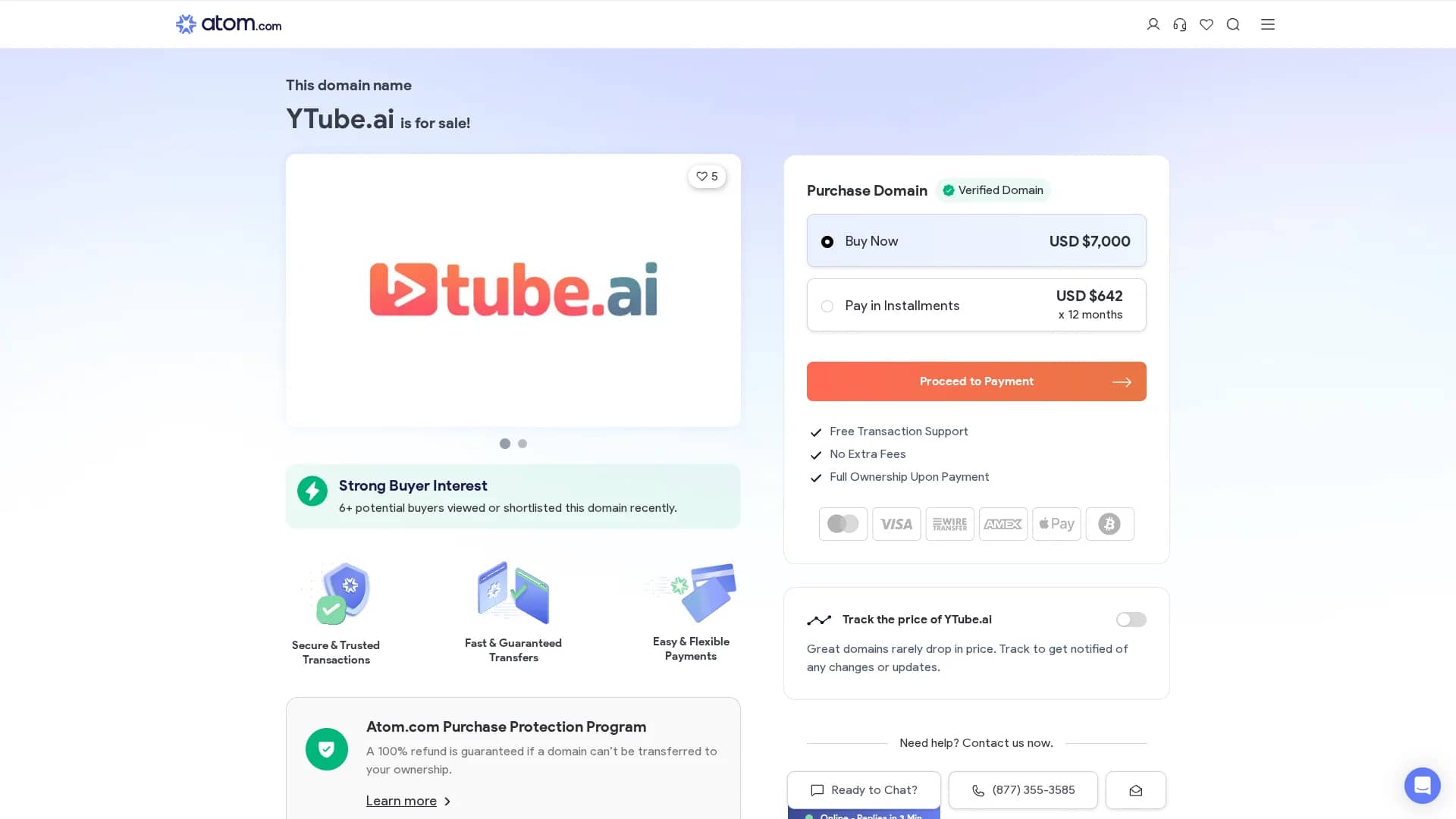ytube-ai homepage