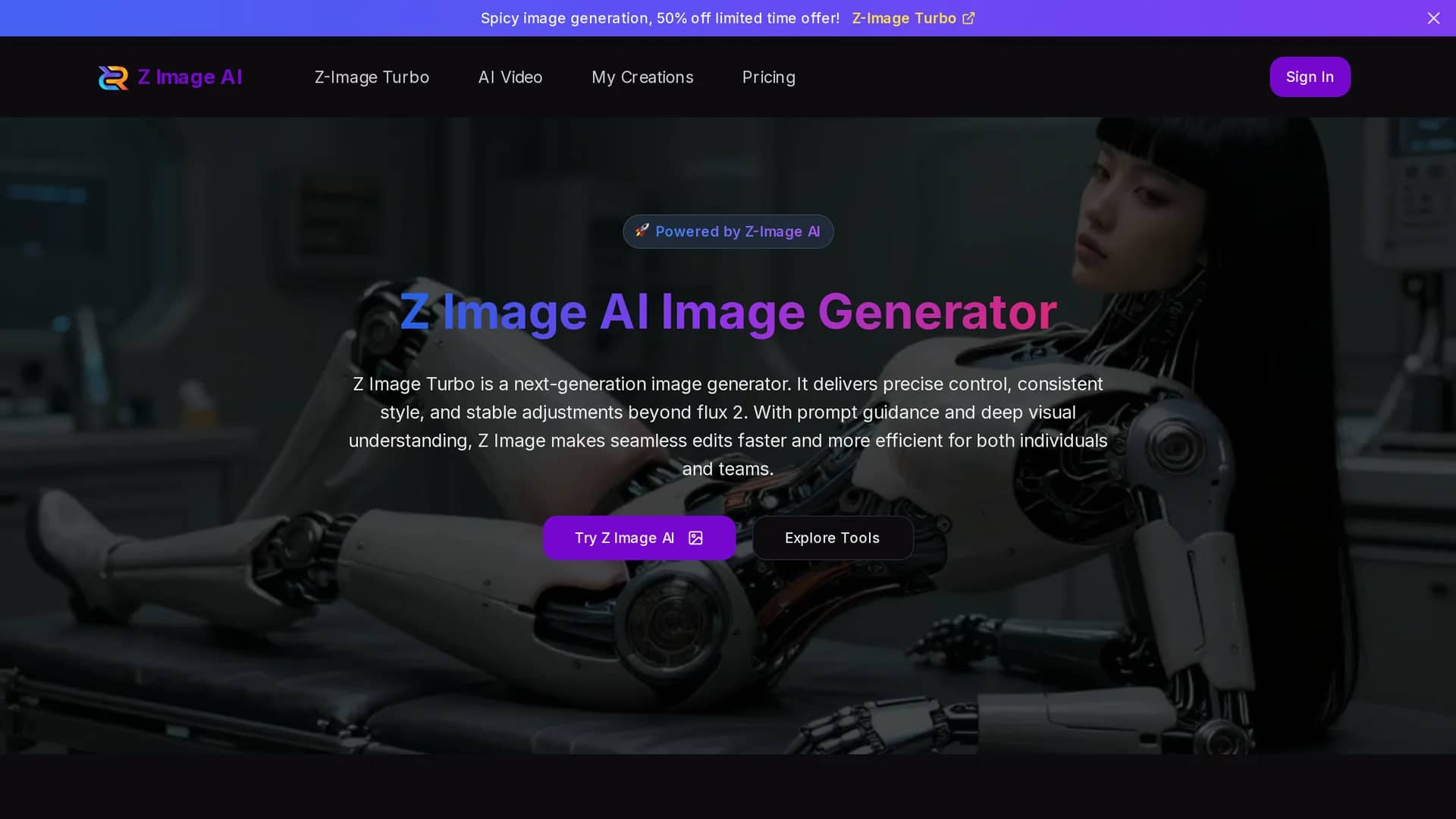z-image-ai homepage