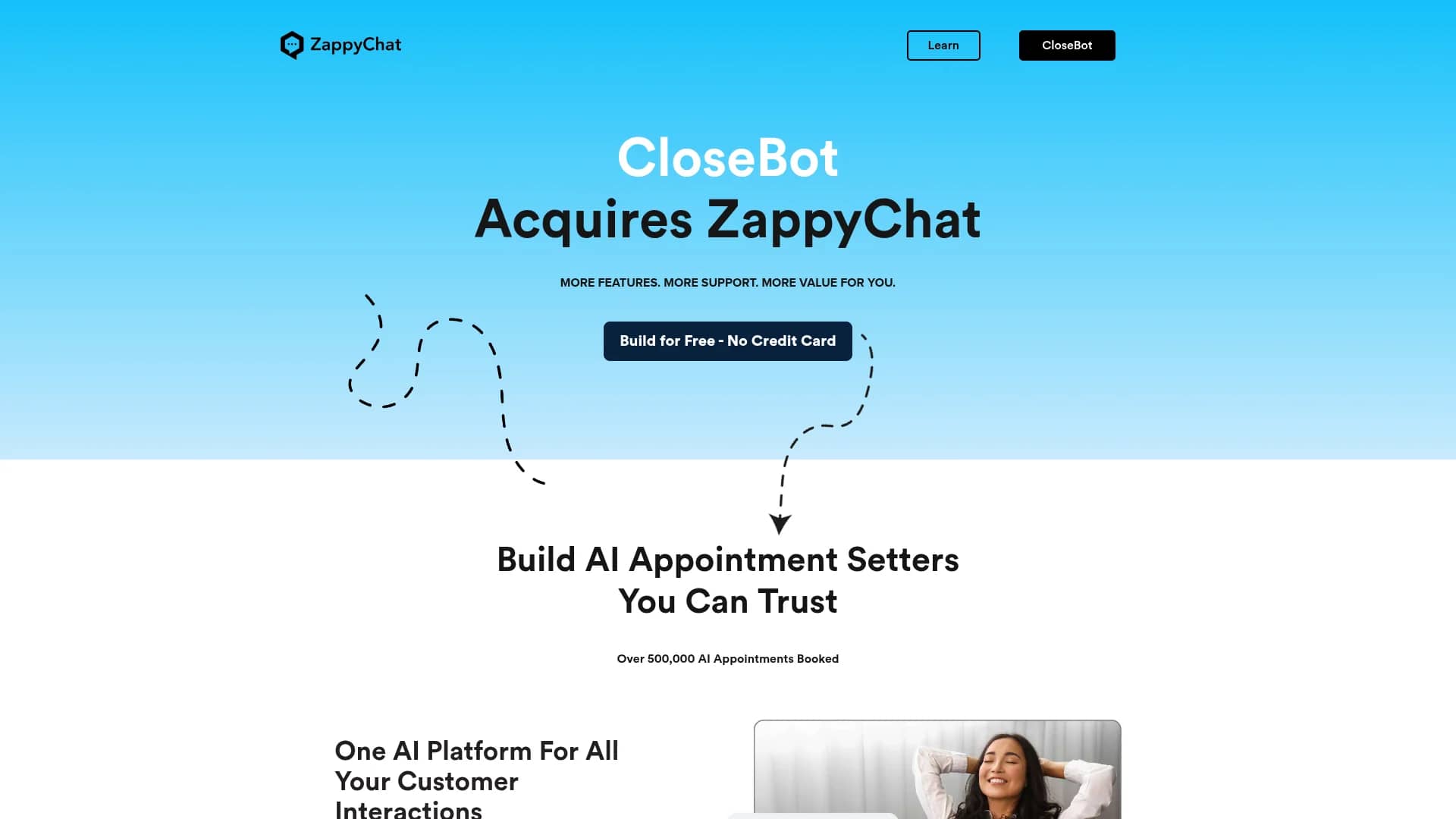 zappychat-ai homepage