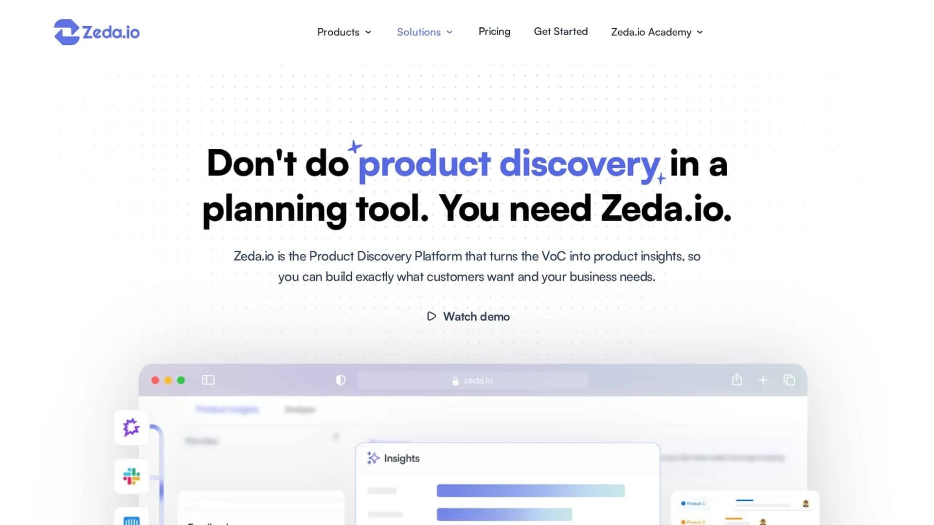 zeda-io homepage