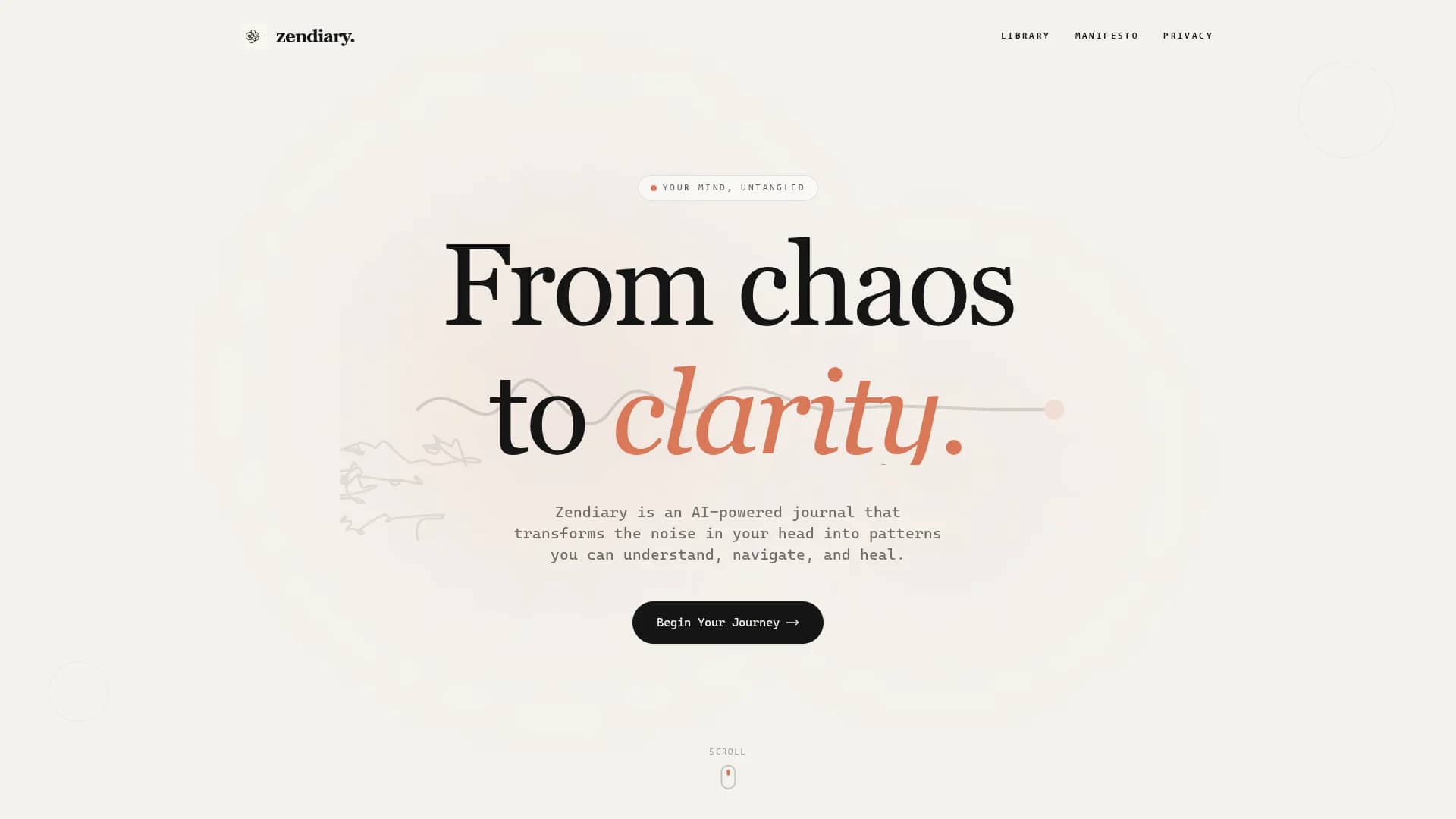 zendiary homepage