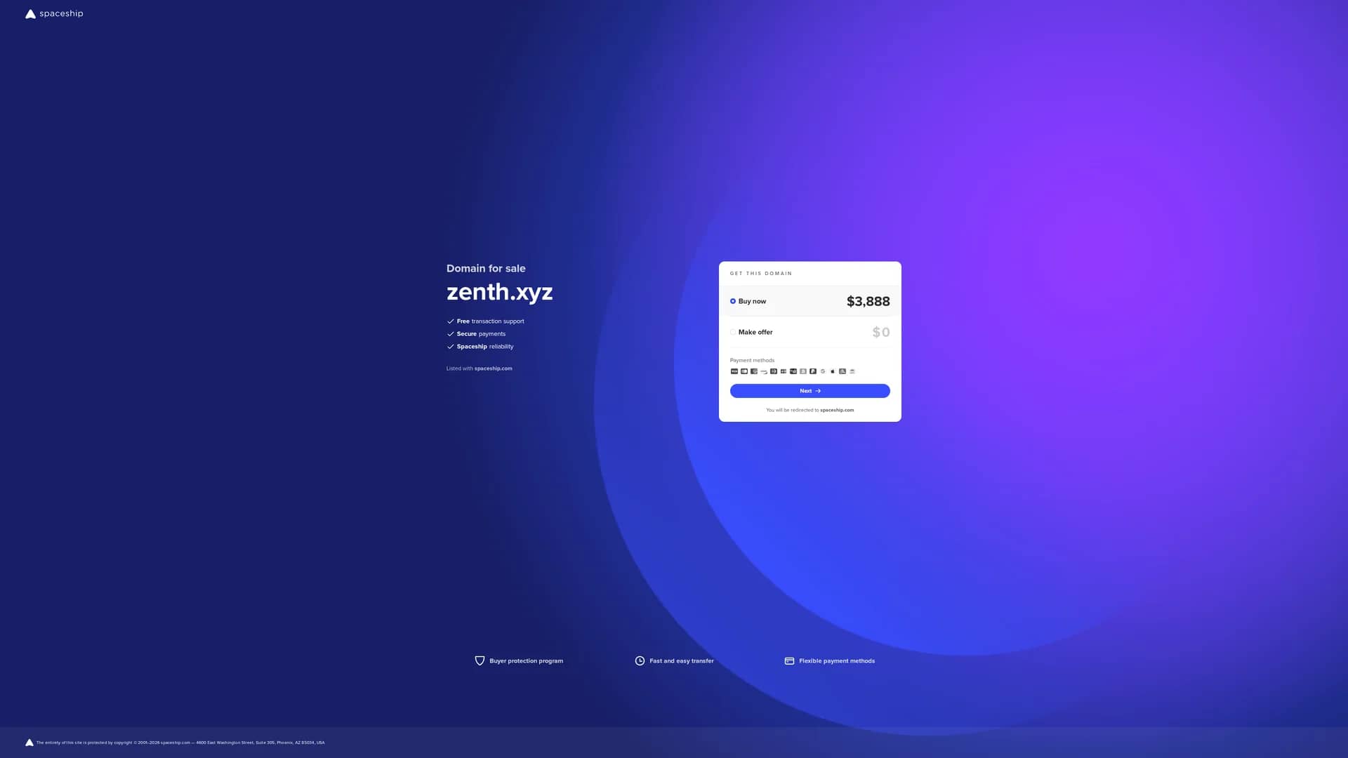 zenth-ai homepage