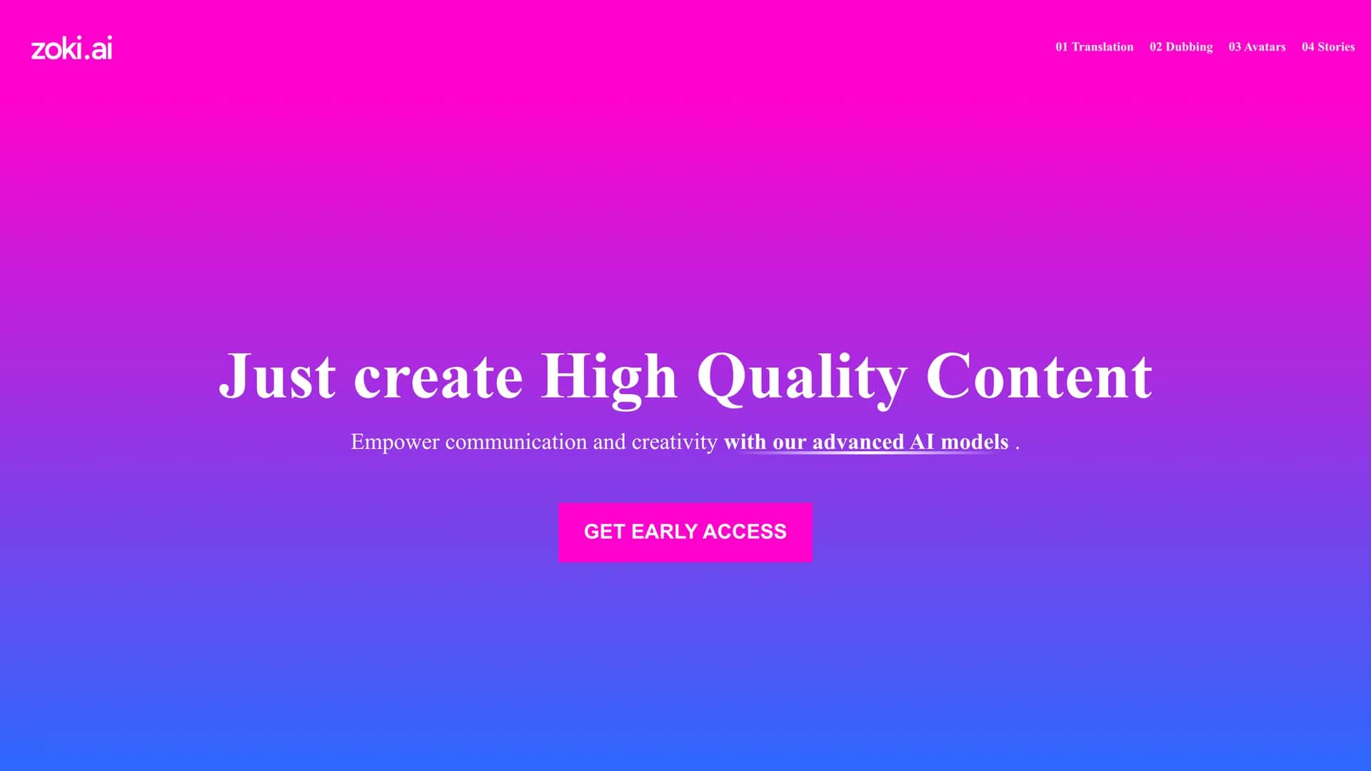 zoki-ai homepage