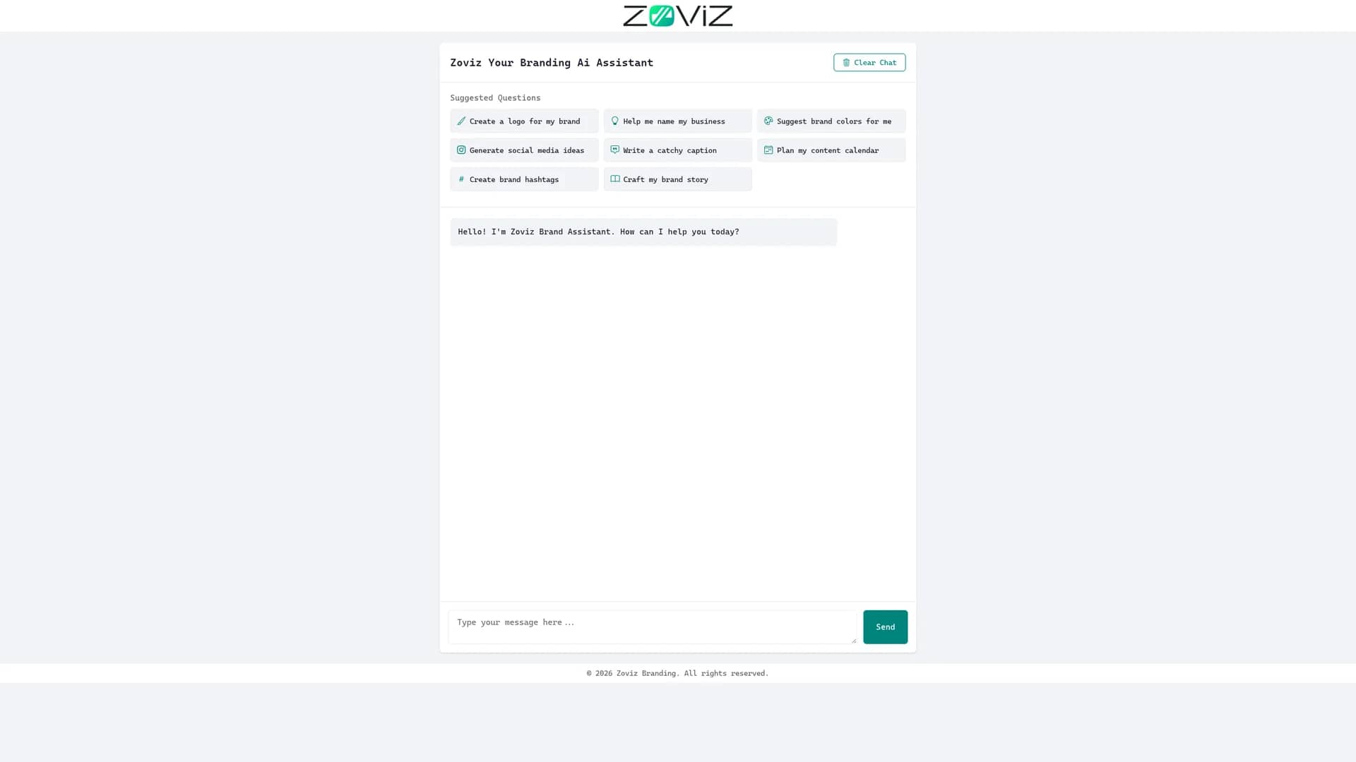 zoviz-branding-expert homepage