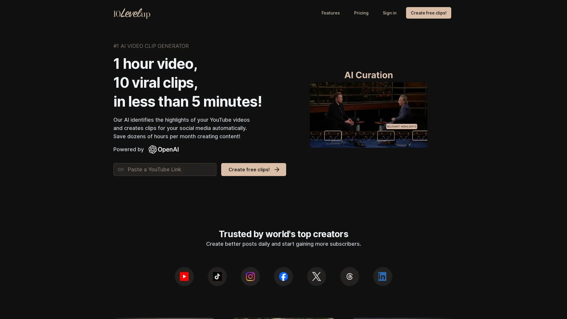 10levelup homepage