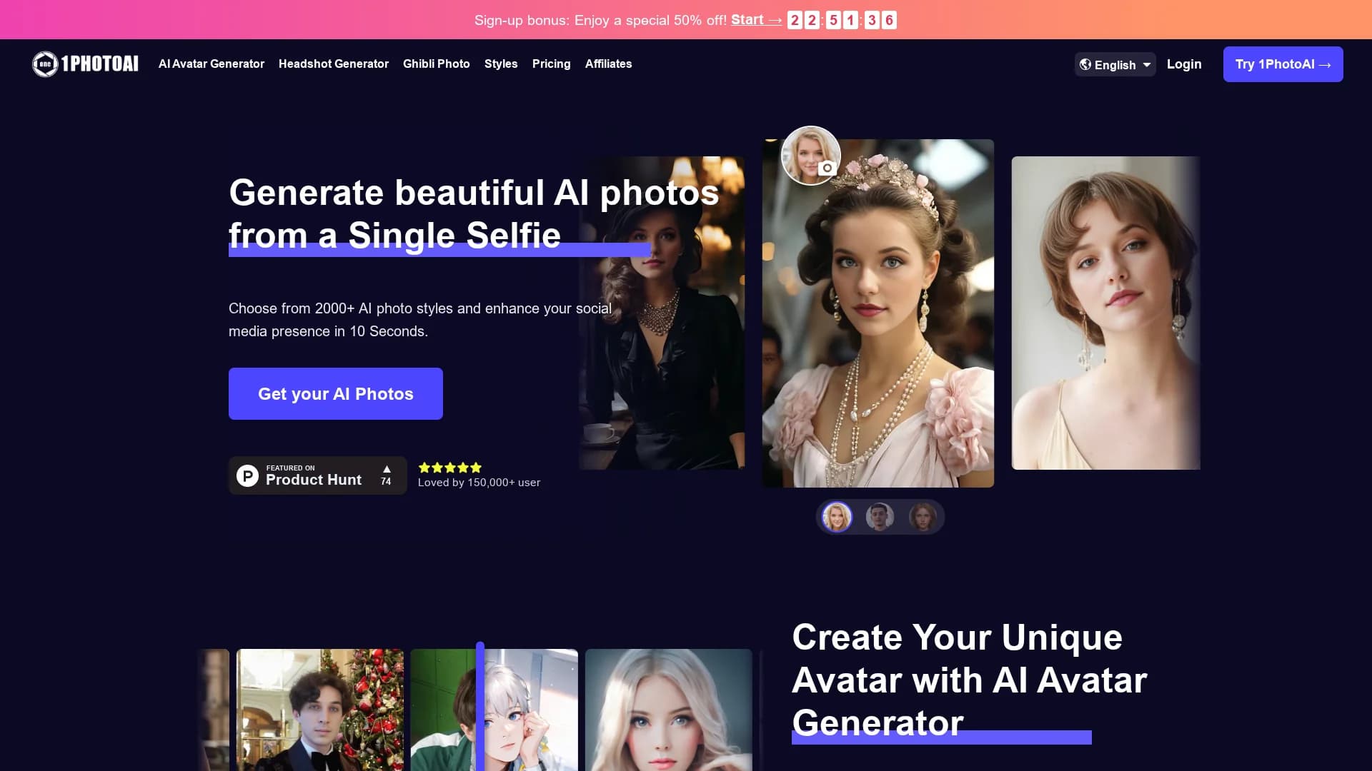 1photoai homepage