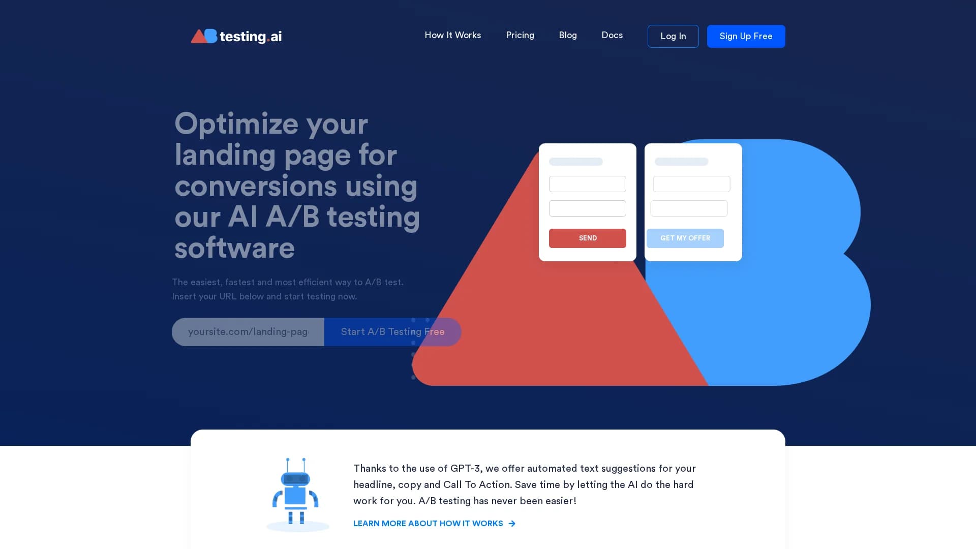 abtesting-ai homepage