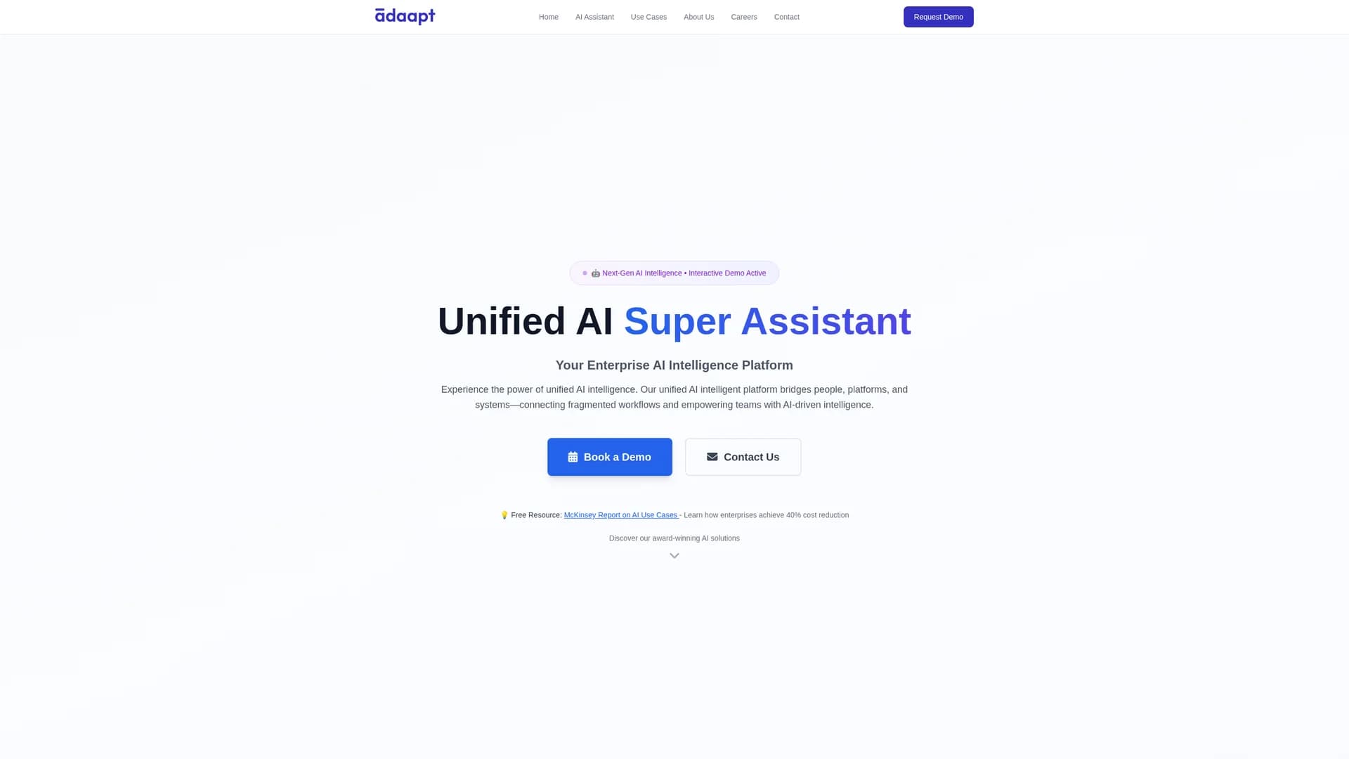 adaapt homepage