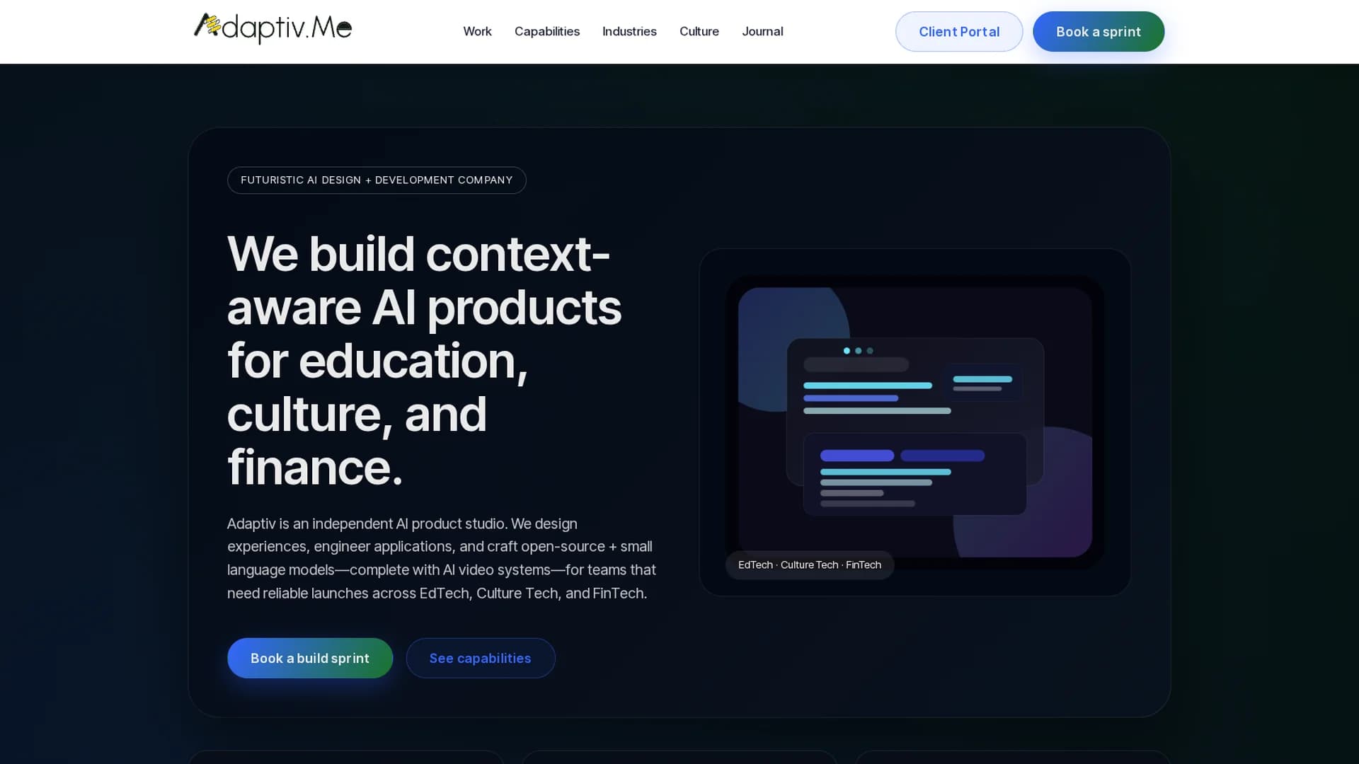 adaptiv-me homepage