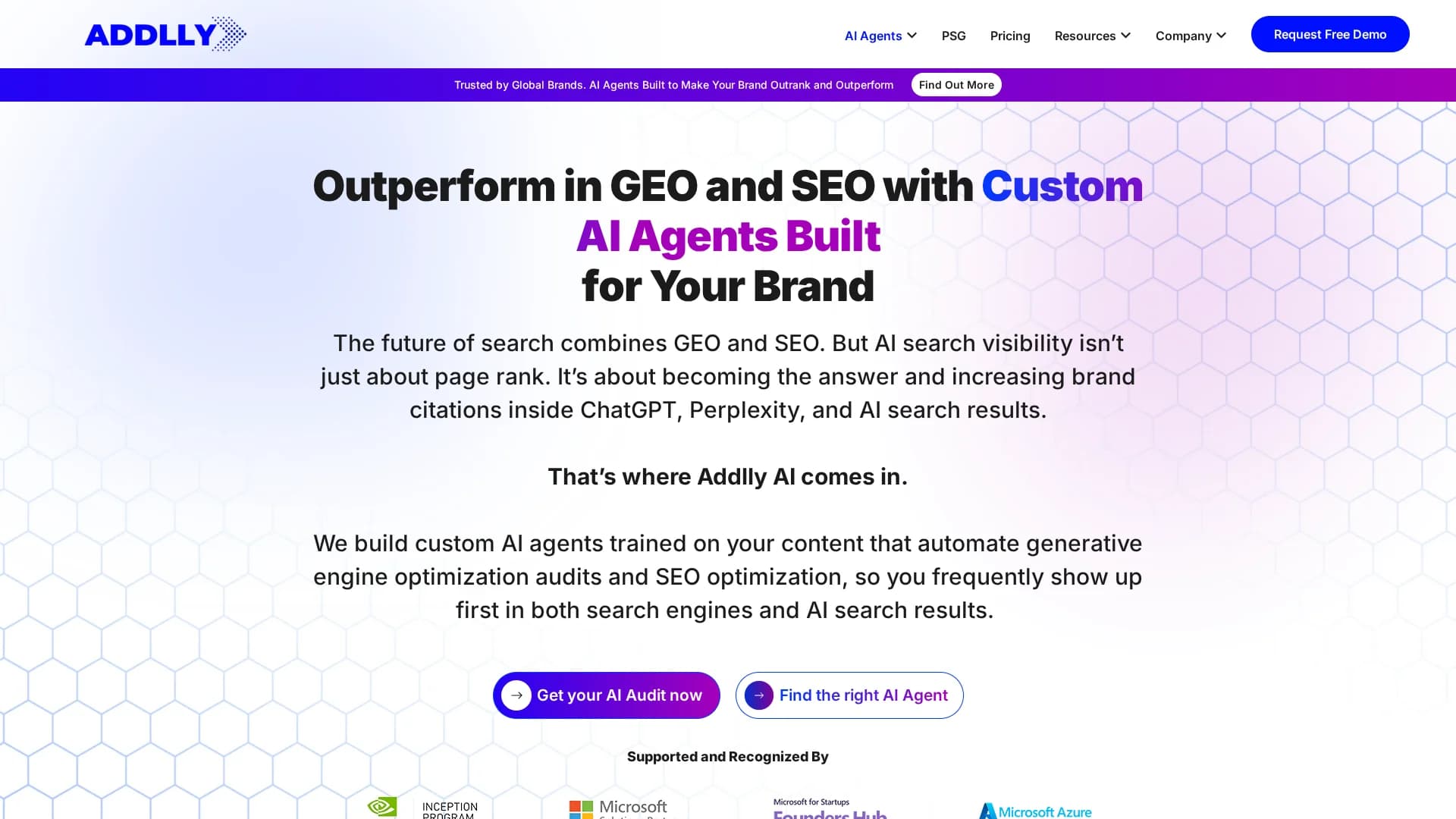 addlly-ai homepage
