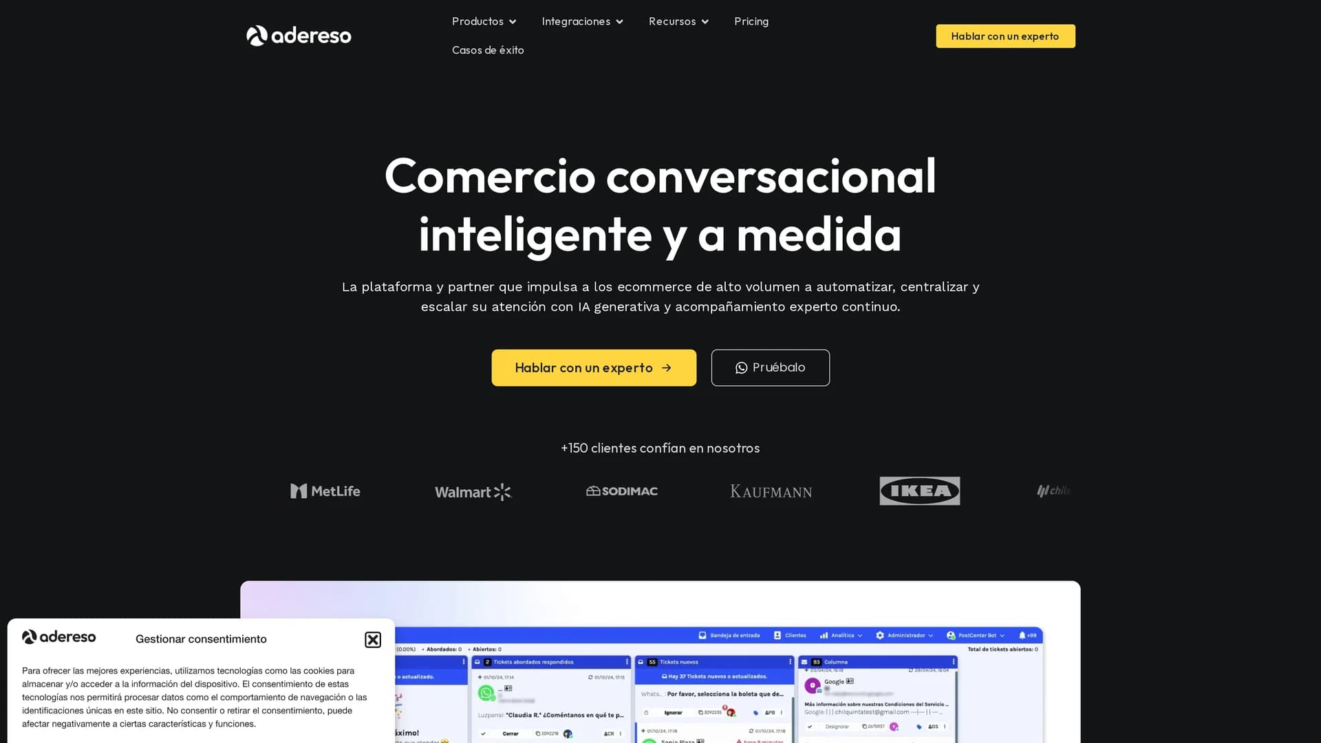 adereso homepage
