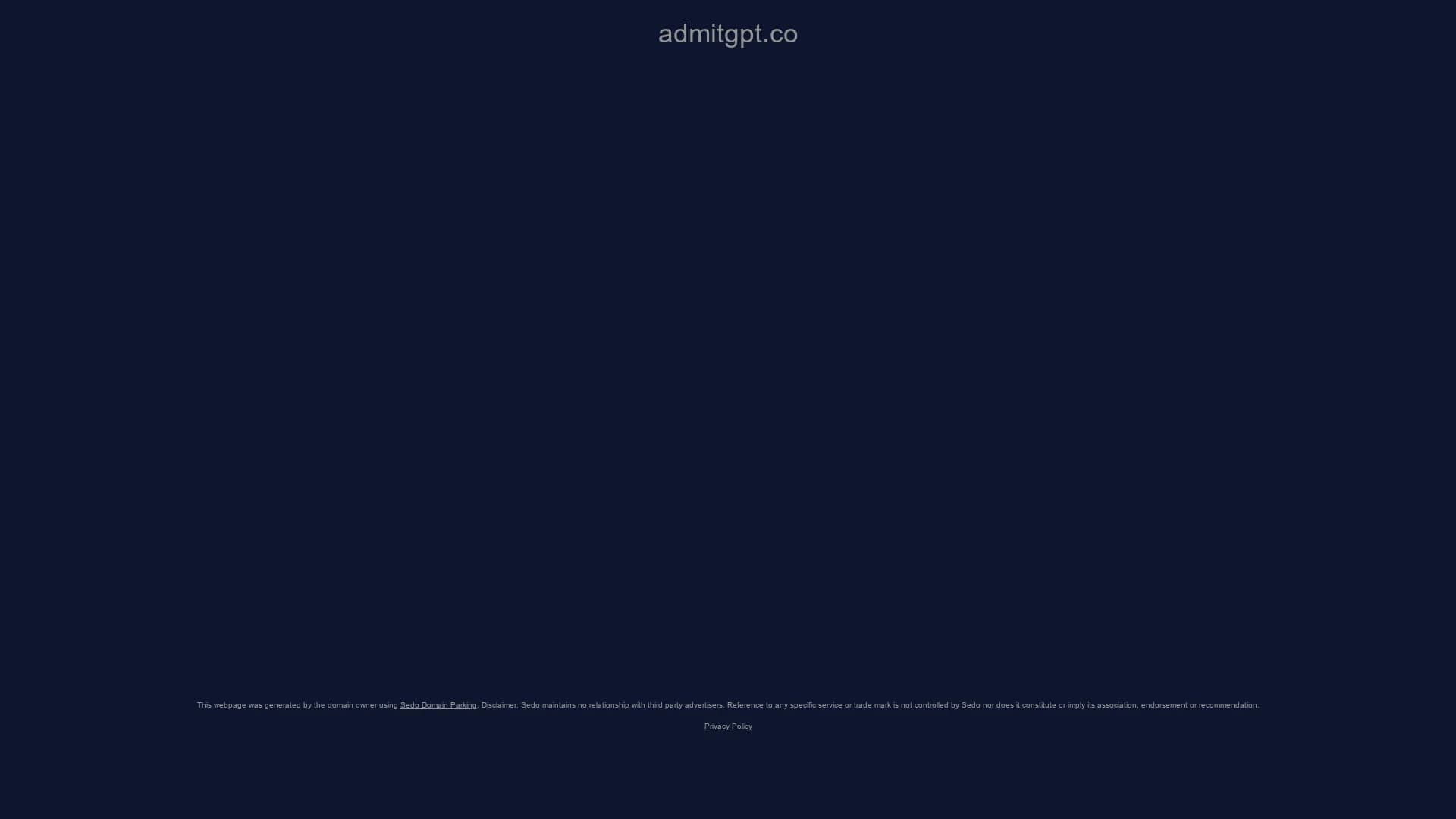 admitgpt homepage