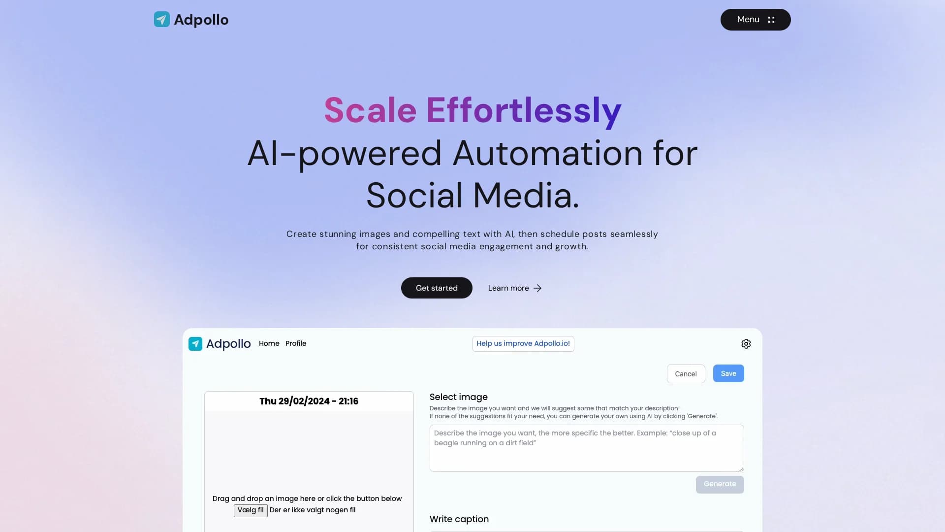 adpollo homepage