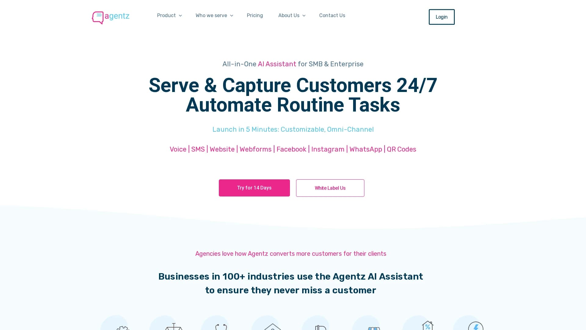 agentz-ai homepage