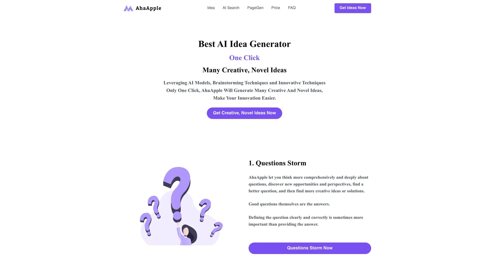ahaapple homepage