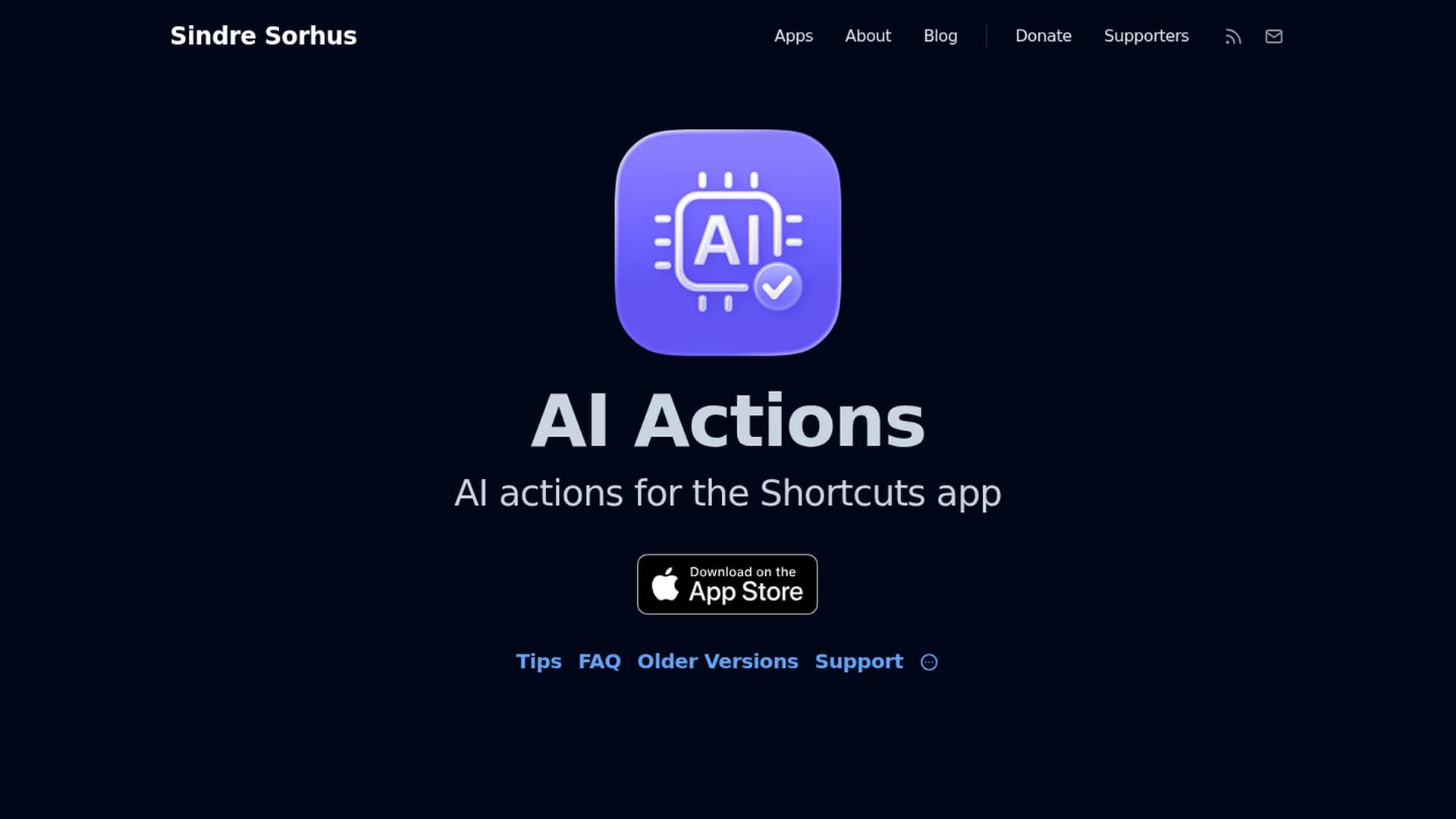 ai-actions homepage