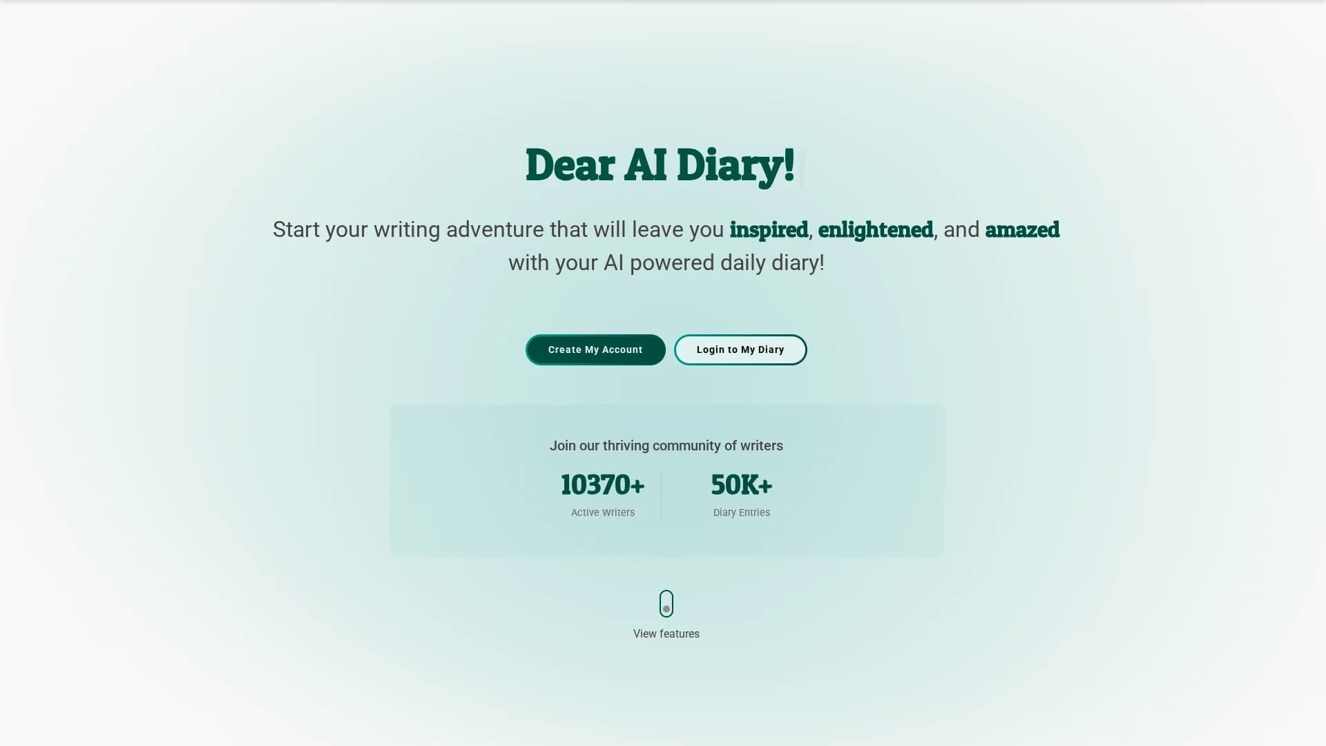 ai-diary homepage
