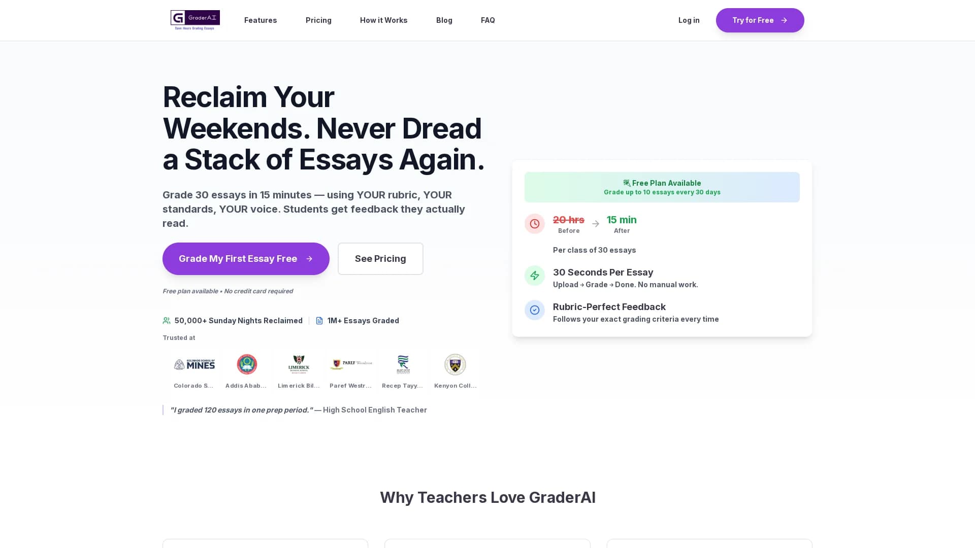 ai-essay-grader homepage