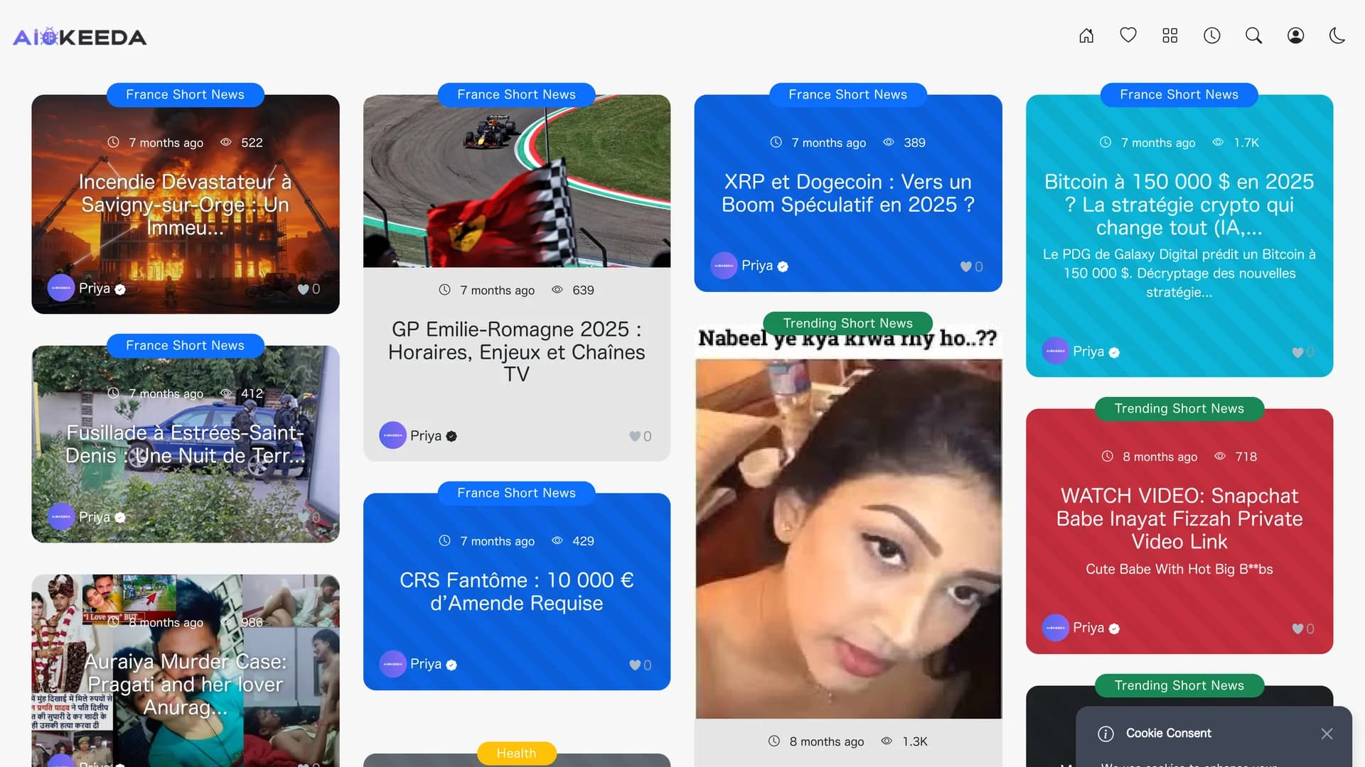 ai-keeda homepage
