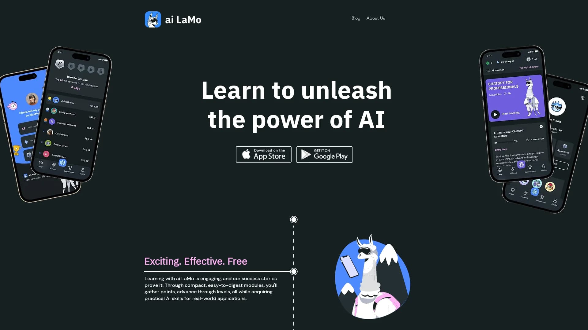 ai-lamo homepage