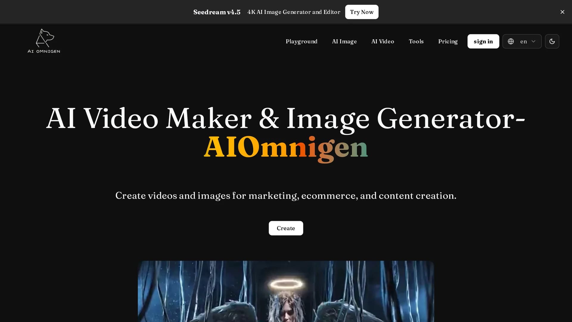 ai-omnigen homepage