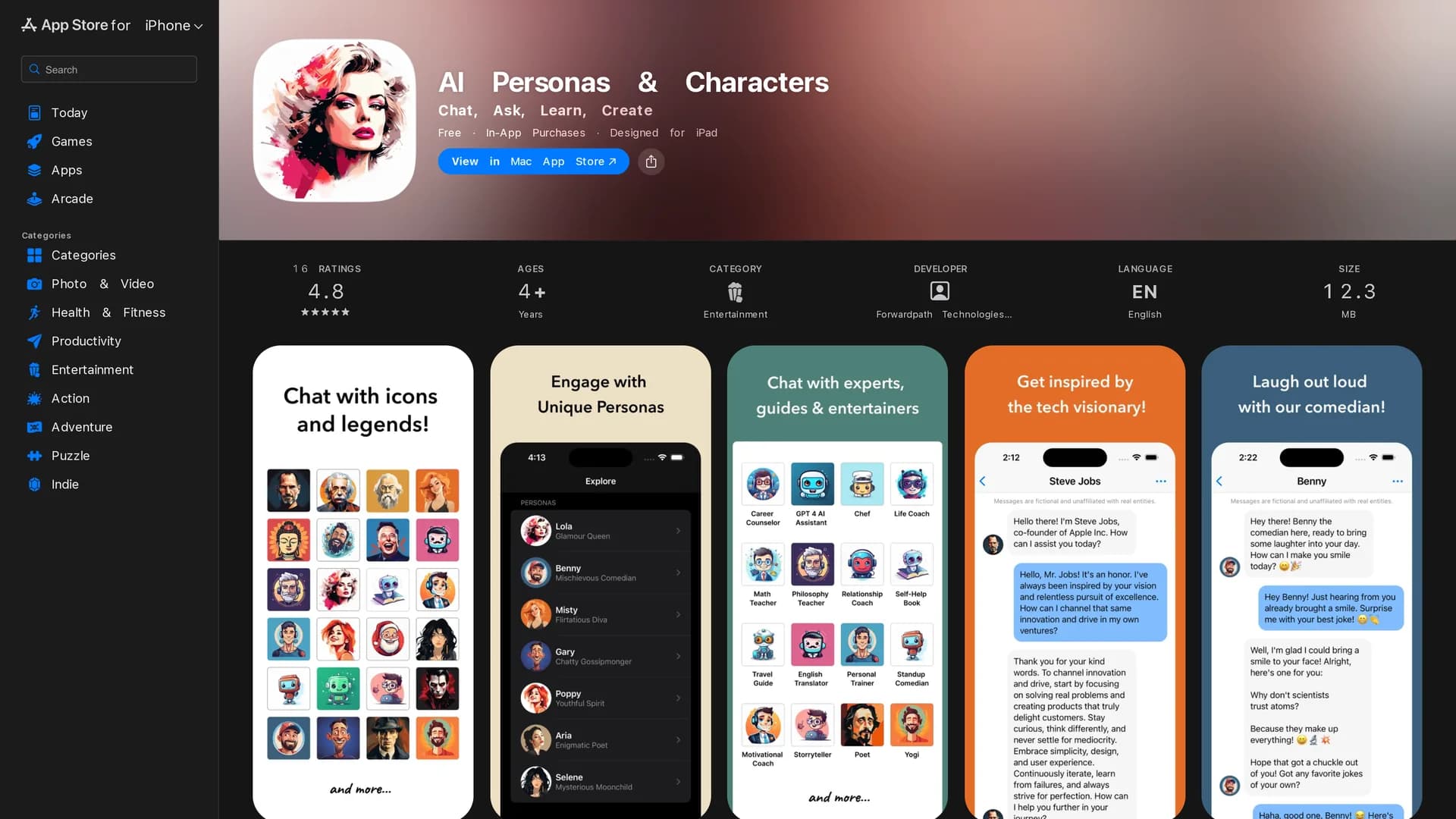 ai-persona-chat homepage