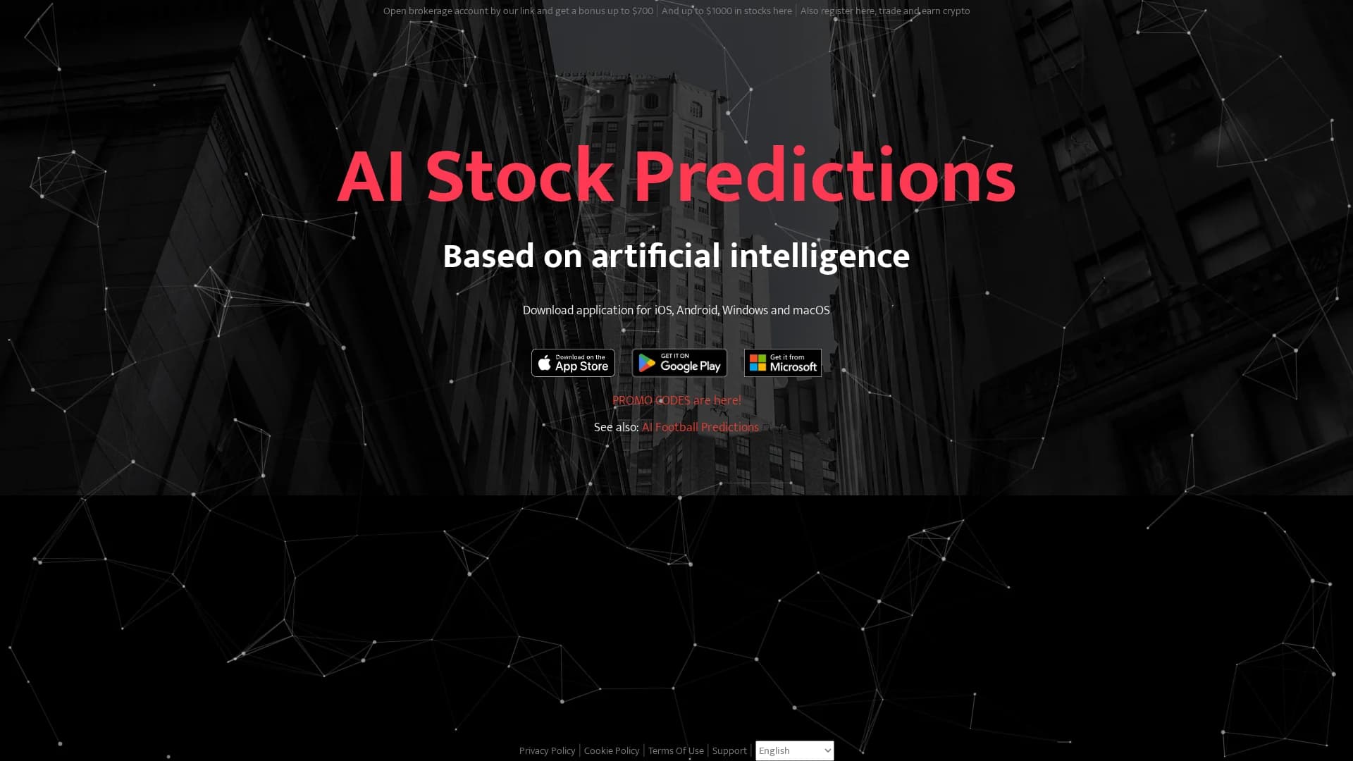 ai-stock-predictions-com homepage