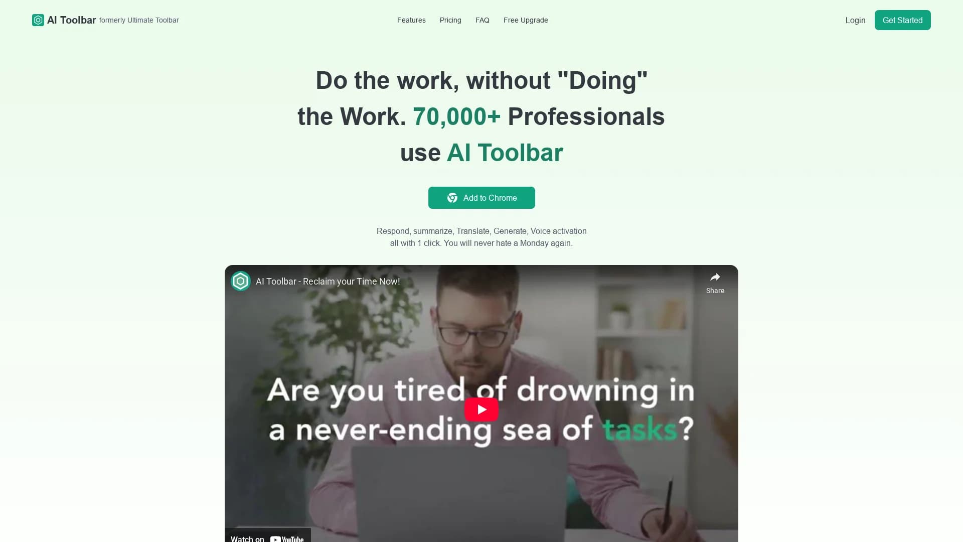 ai-toolbar homepage