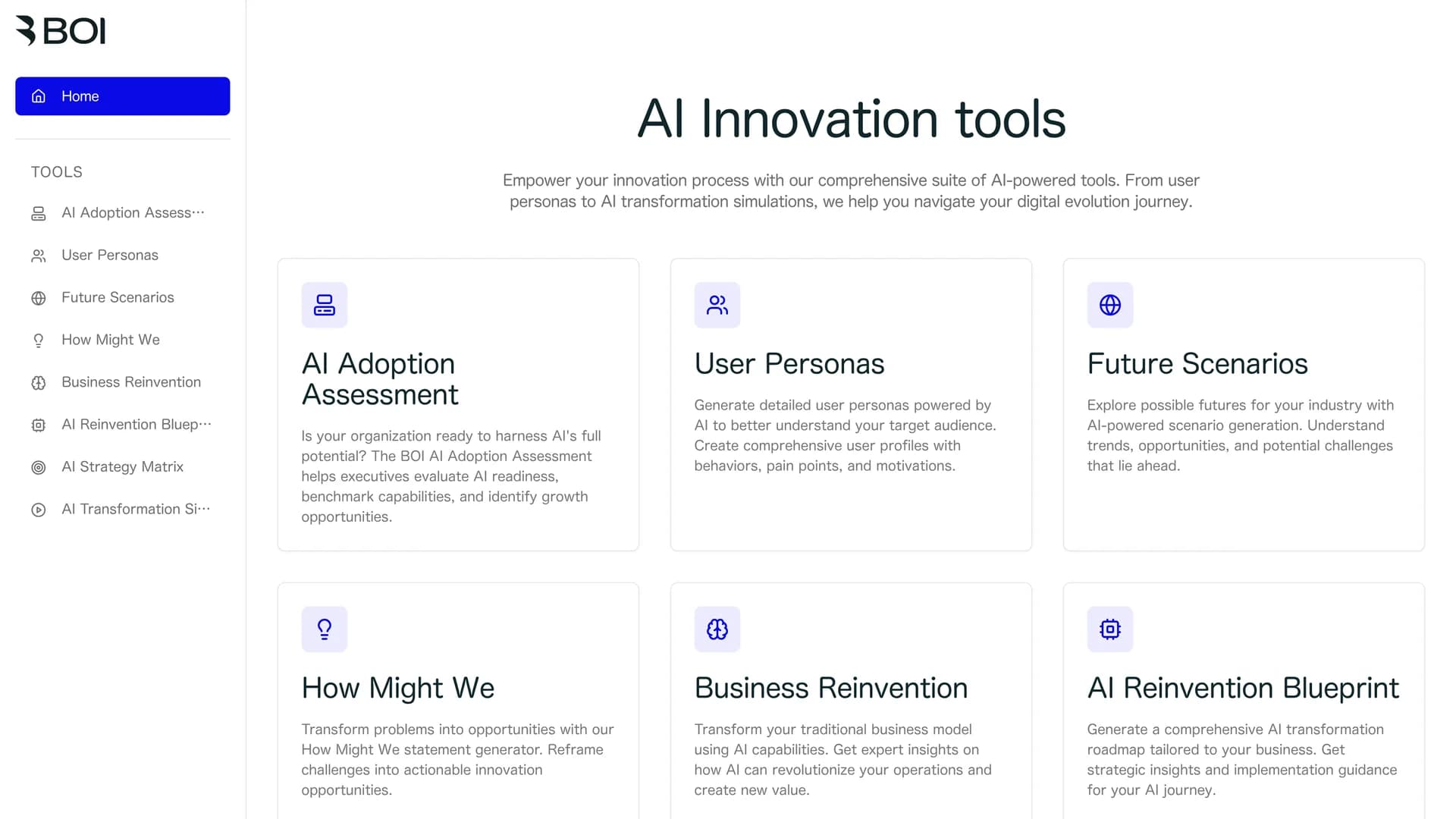 ai-toolbox-for-innovators homepage