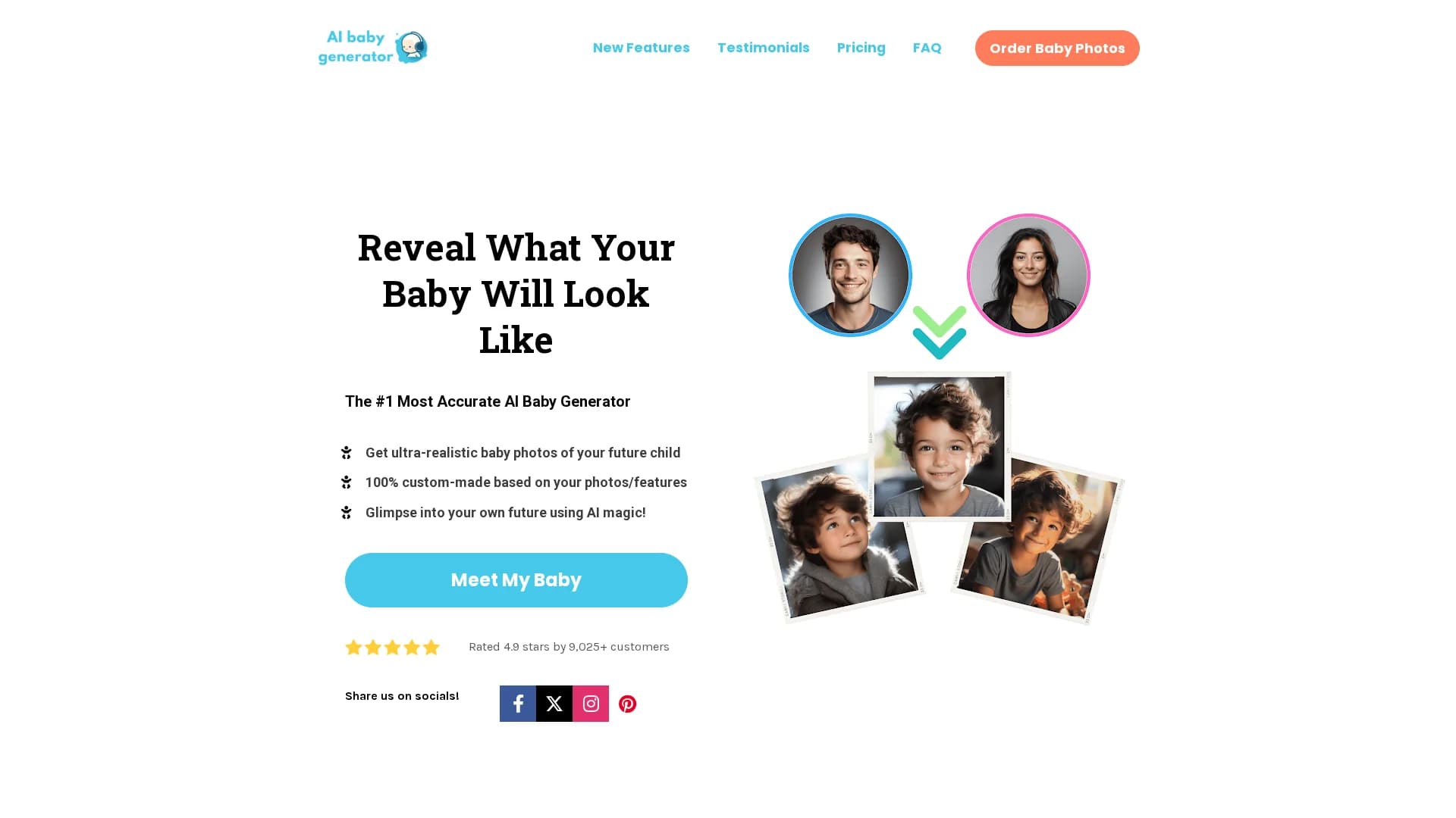 aibabygenerator-com homepage