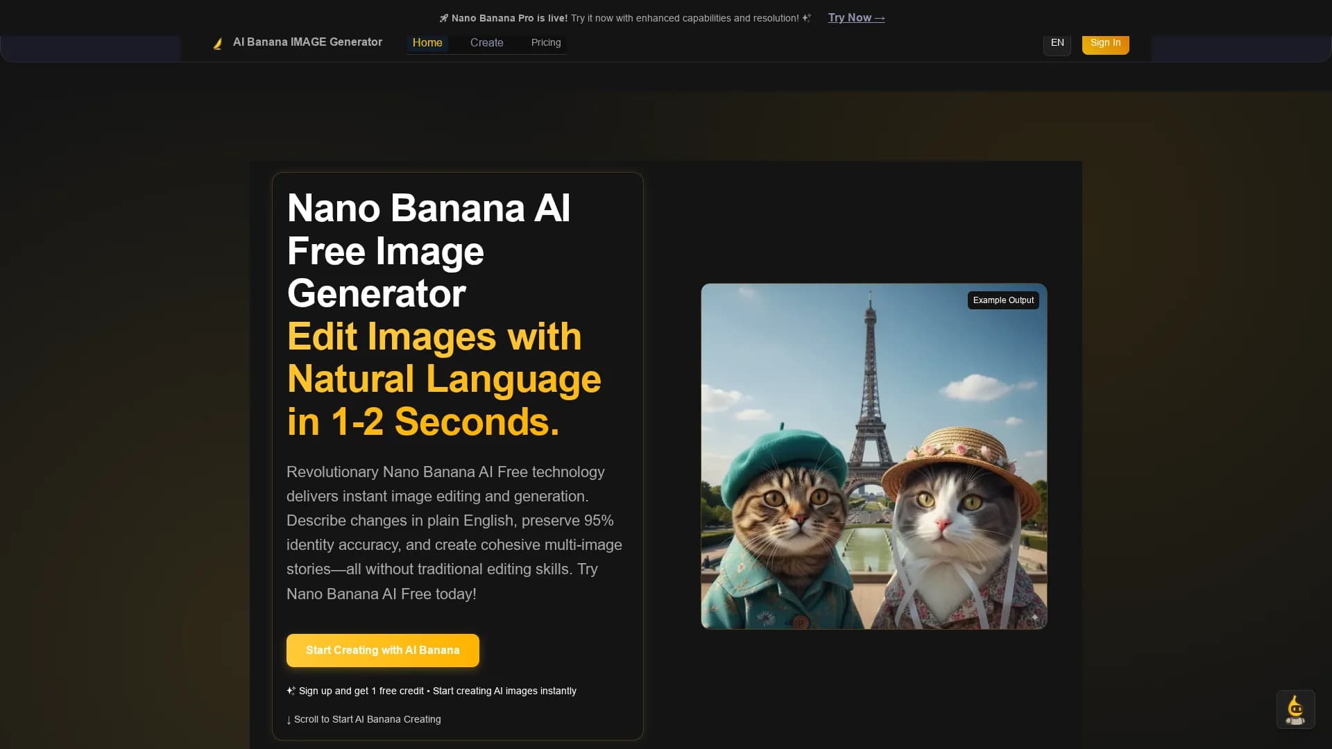 aibanana-net homepage