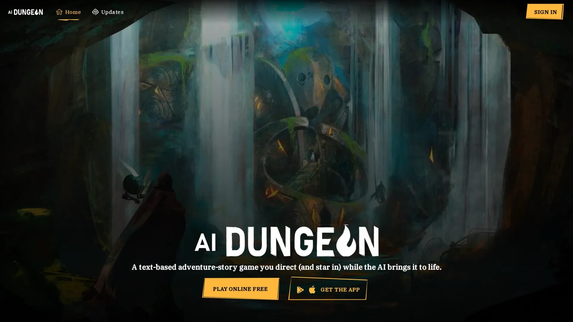 aidungeon homepage