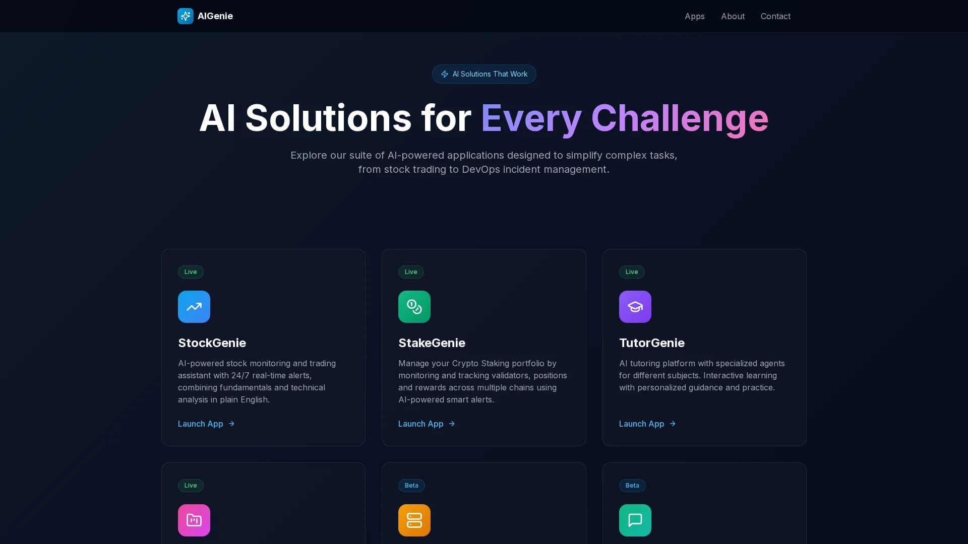aigenie homepage