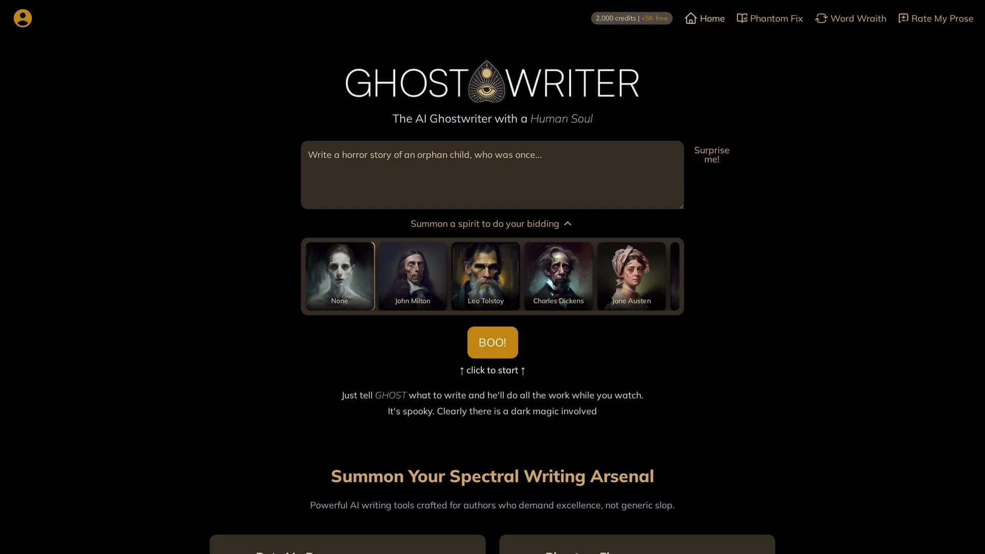 aighostwriter homepage