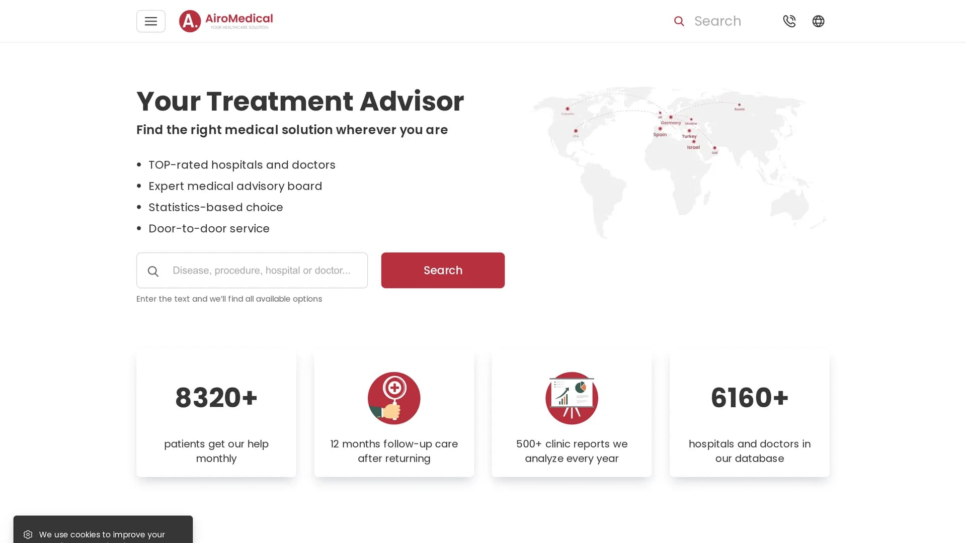 airomedical homepage