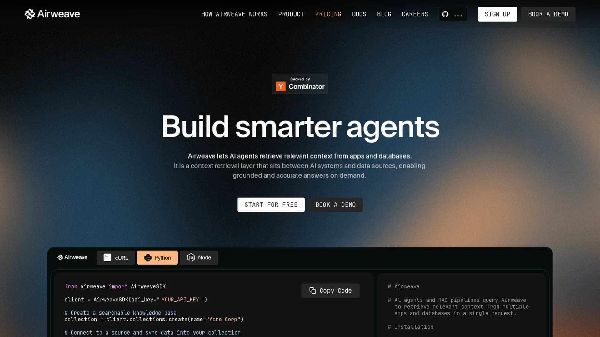 airweave-ai homepage
