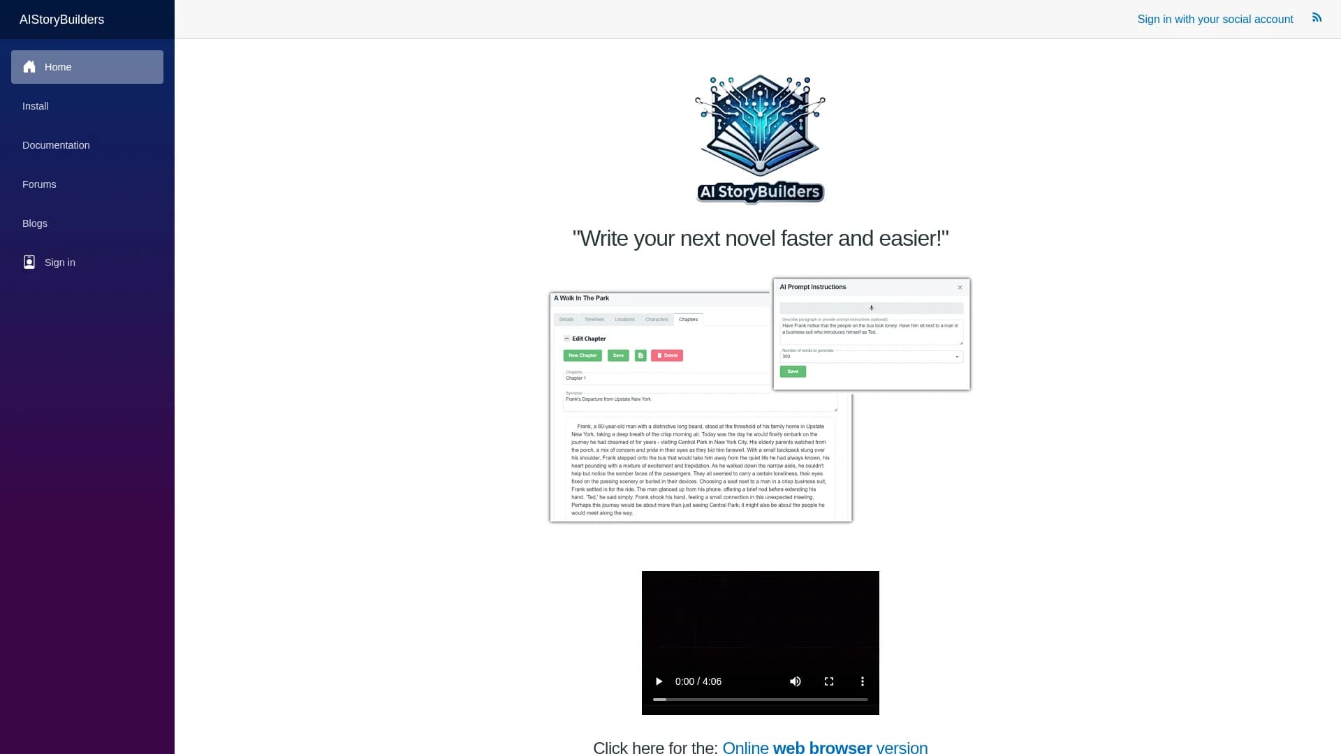 aistorybuilders homepage