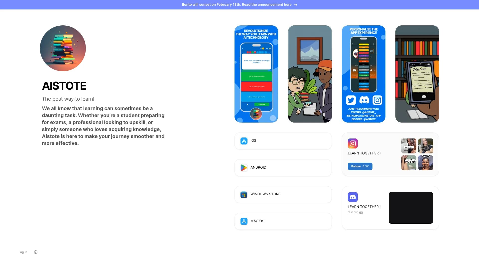 aistote homepage