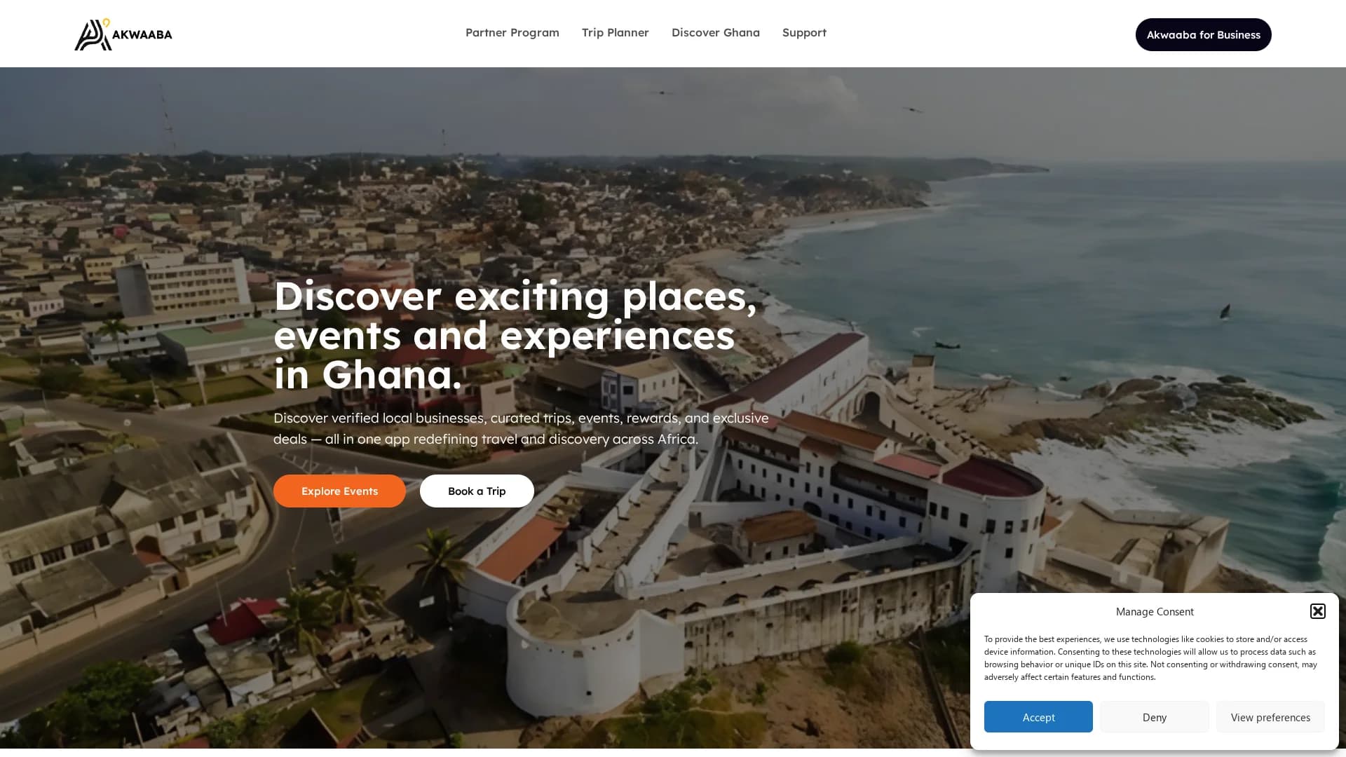 akwaaba-app homepage