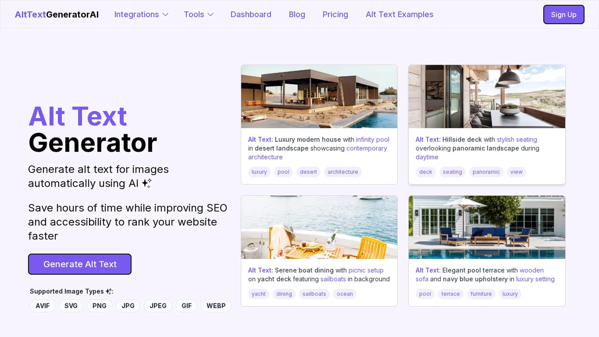 alt-text-ai-generator homepage