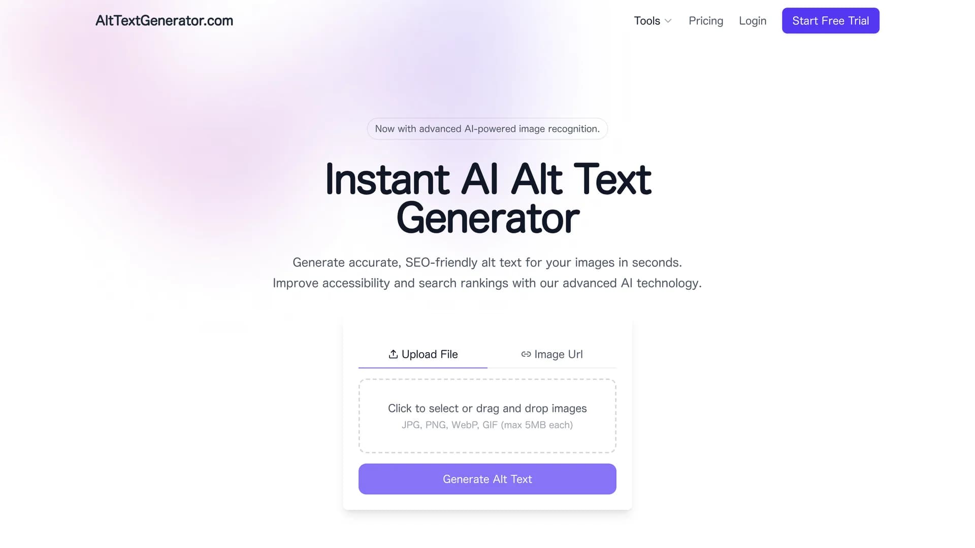 alttextgenerator homepage