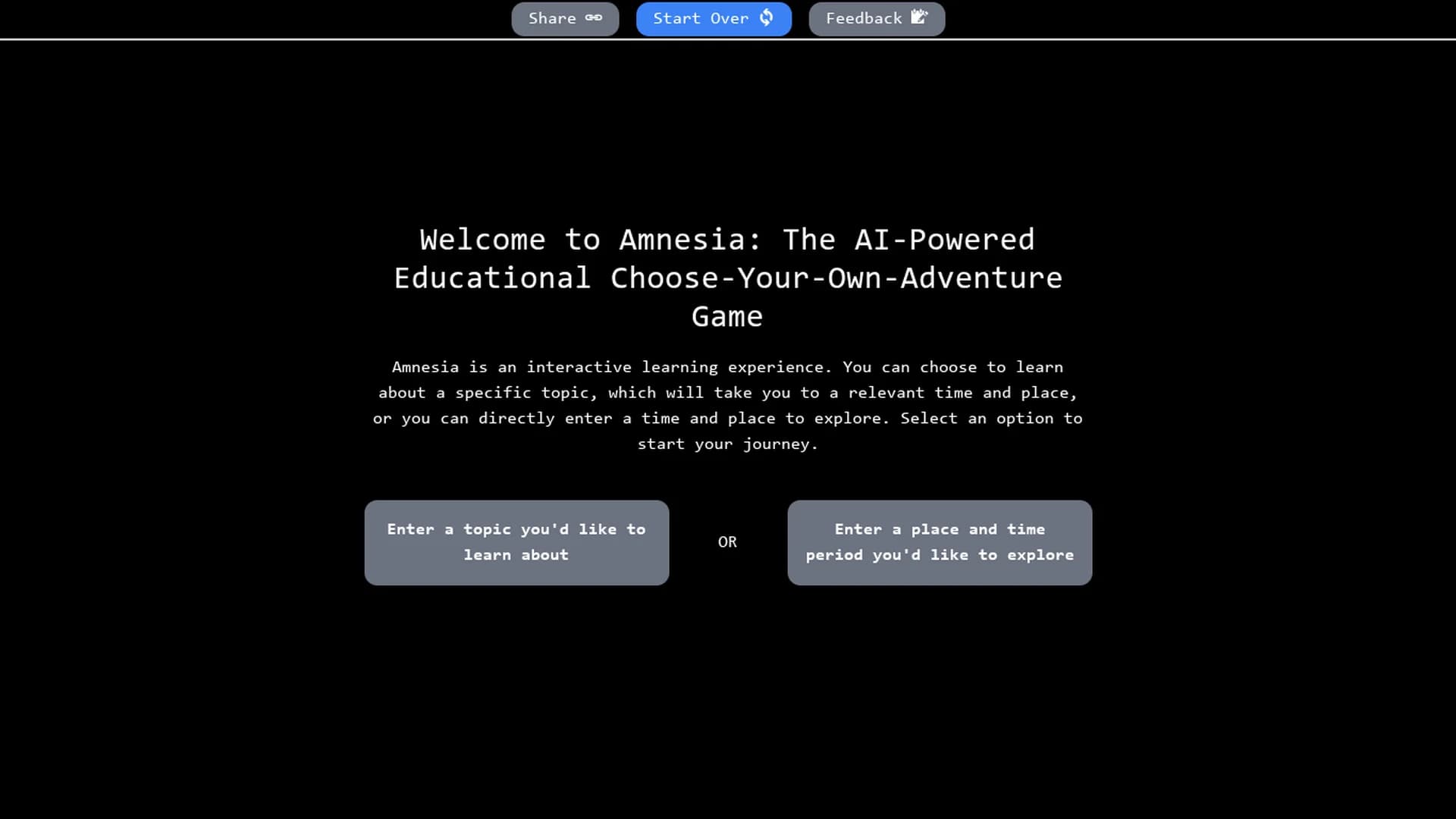 amnesia homepage