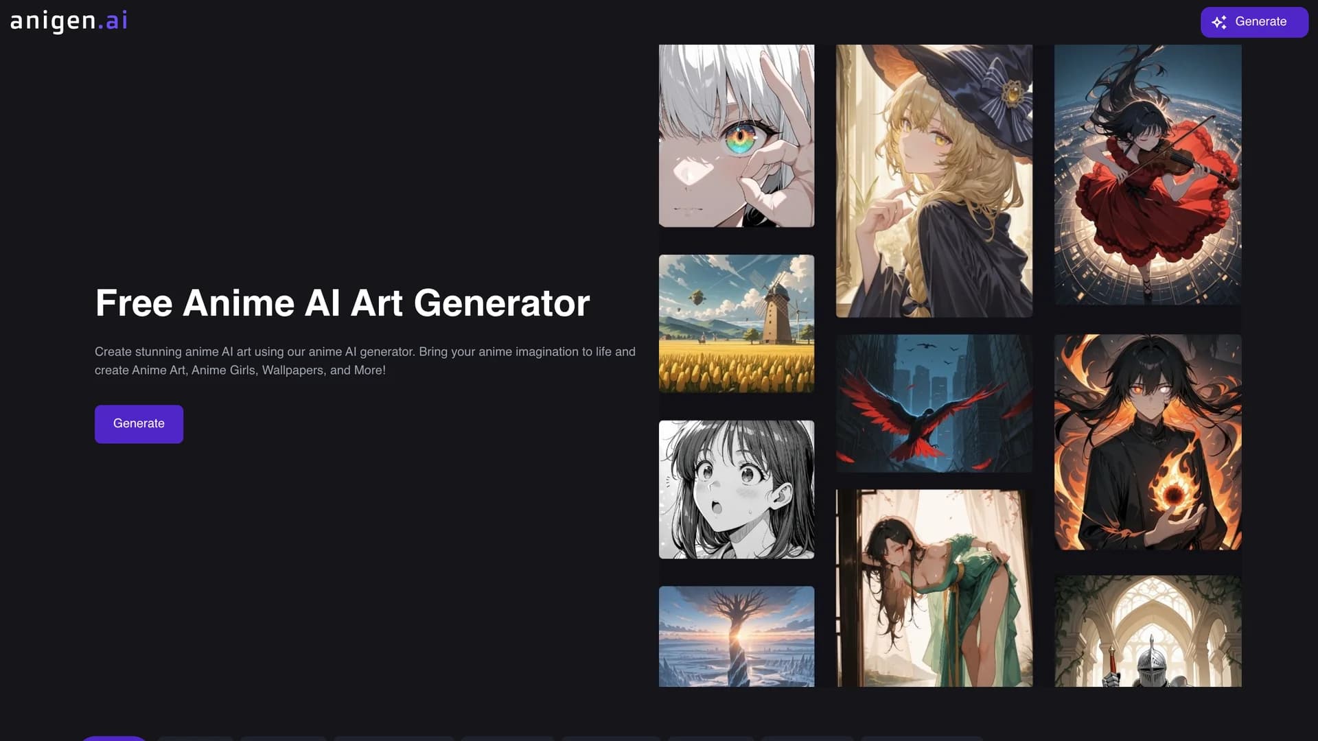 anigen homepage
