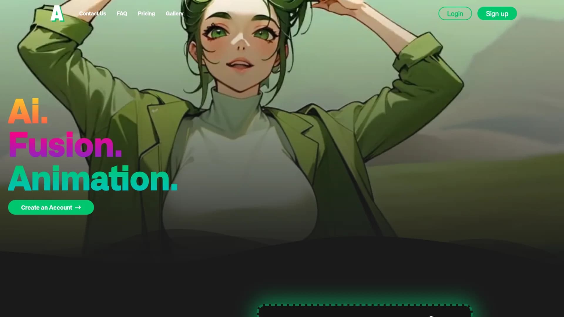 animatable homepage